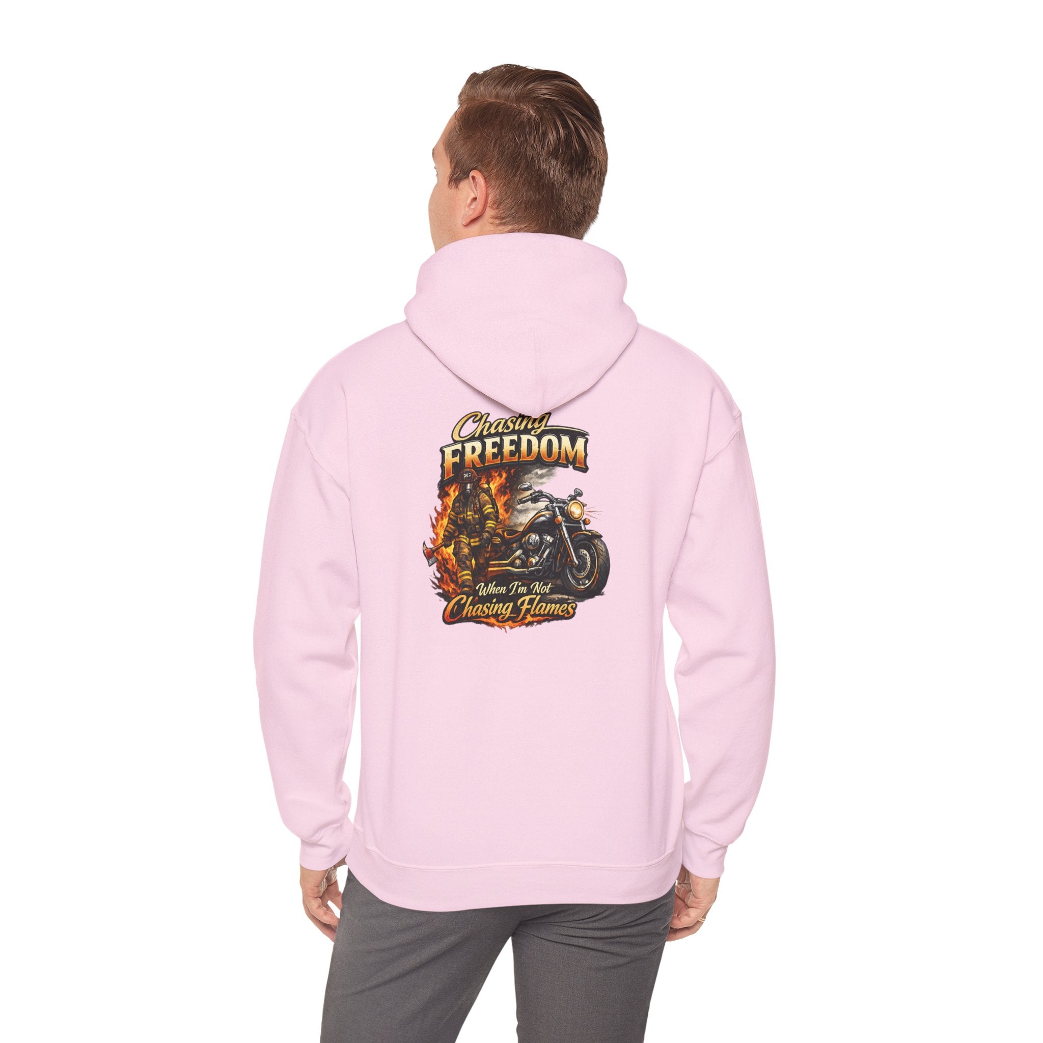 Freedom Motorcycle Hoodie — Chasing Flame Biker Hooded Sweatshirt