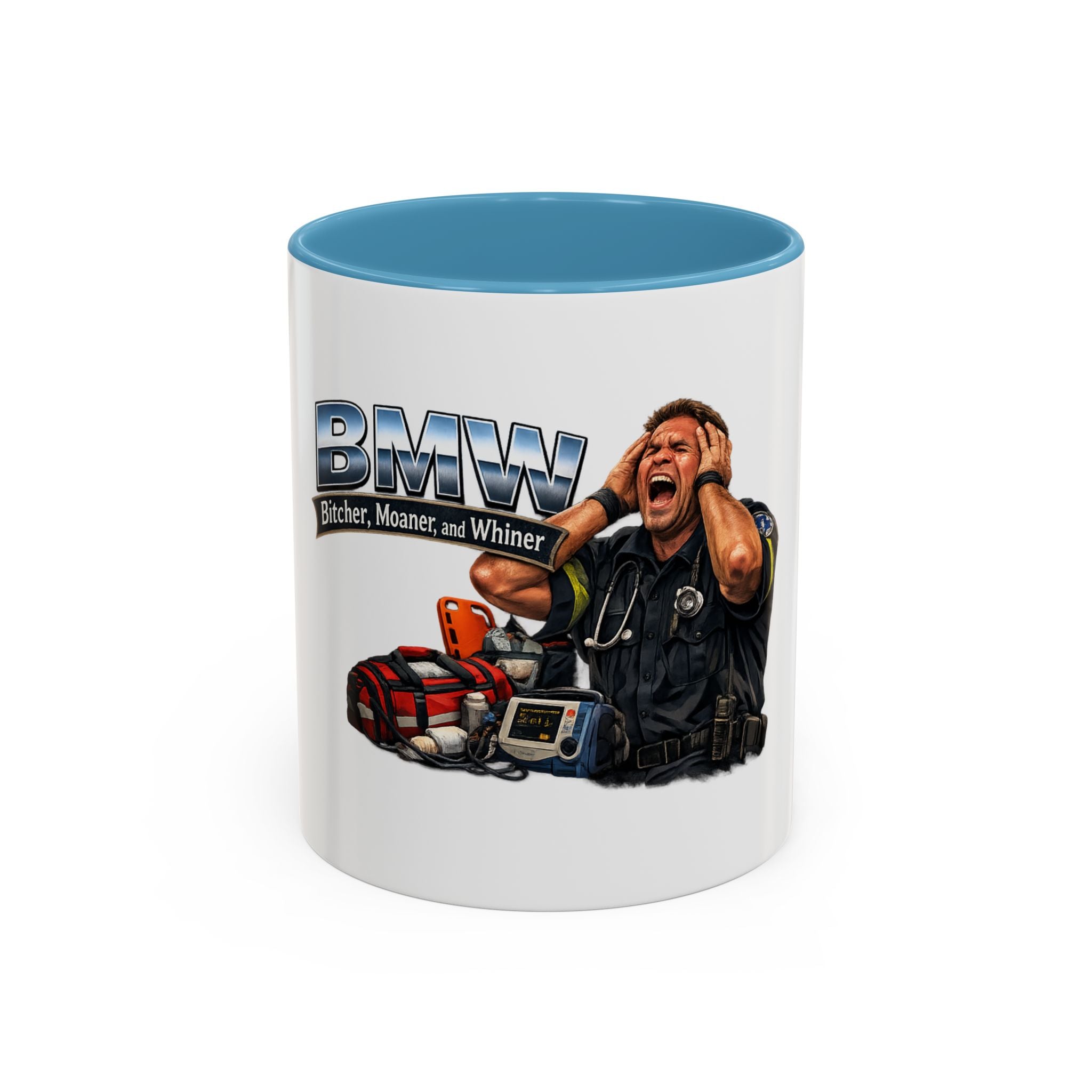 Paramedic Coffee Mug — "Bitter, Manner, and Whiner" EMS Rescue Mug (11/15oz)