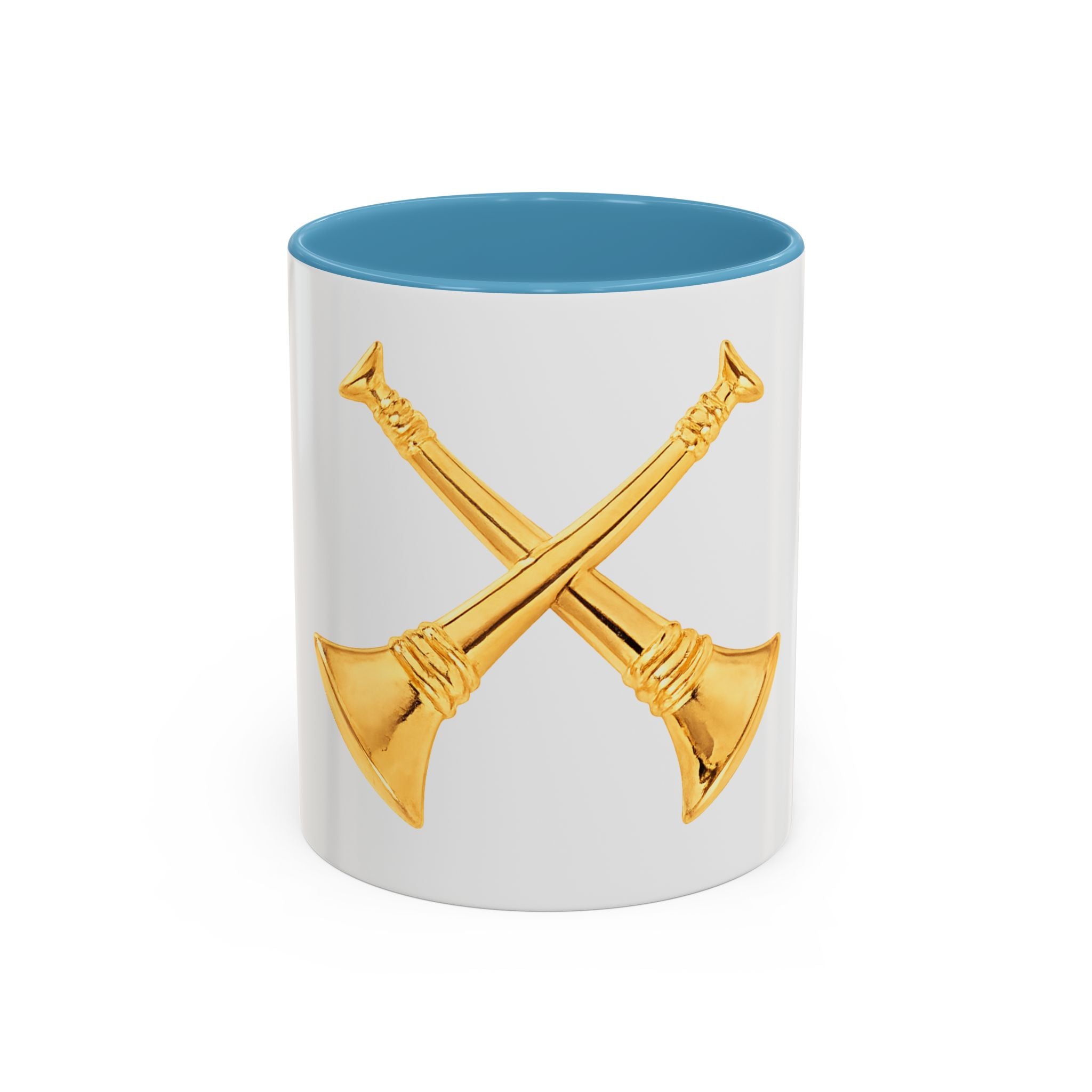 Battalion Chief Collar Insignia Accent Coffee Mug — Firefighter Rank Design (11/15oz)