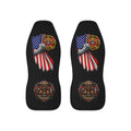 Firefighter American Flag Car Seat Covers – Thin Red Line Fire Dept Design