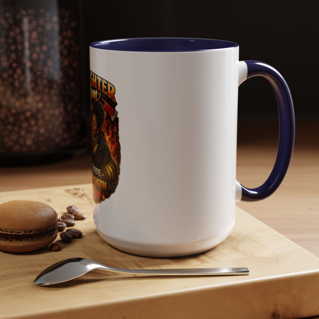 Firefighter Mom Coffee Mug — "Part Pride, Part Strength, All Love" (11/15oz)