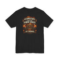 Firefighter T-Shirt — "My Family Says I Use The Siren Voice At Home" Graphic Tee