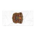 Firefighter Maltese Cross Beach Towel – Vintage Fire Dept. Emblem