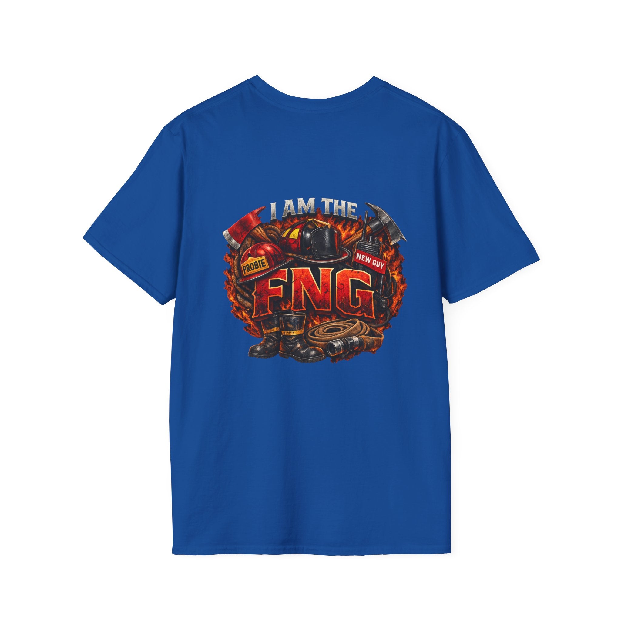 T-Shirt — Vintage Firefighter Graphic (I am the FNG)
