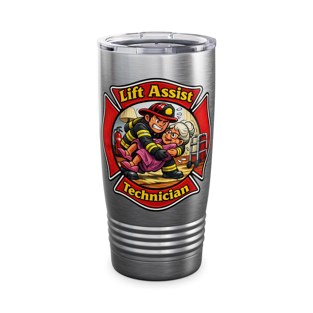 Lift Assist Technician 20oz Tumbler — Firefighter Rescue Coffee Cup