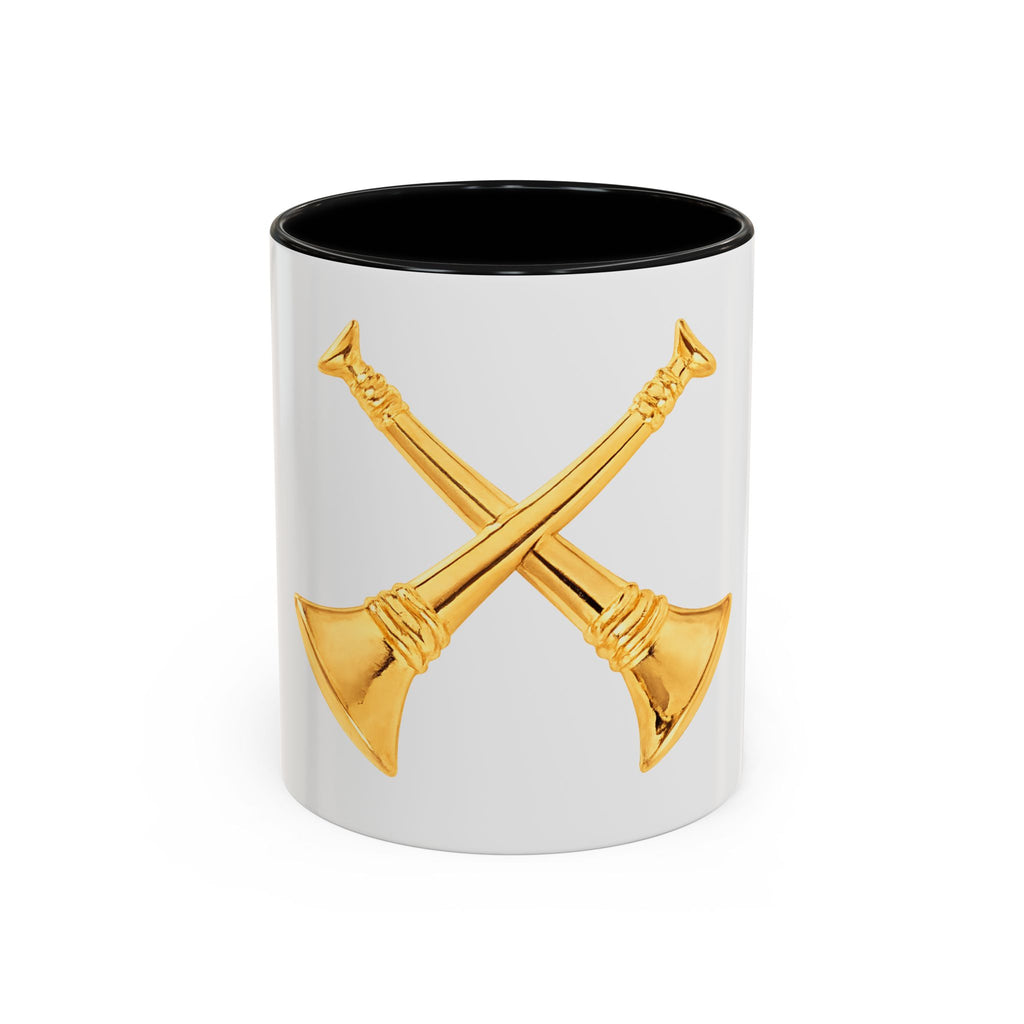 Battalion Chief Collar Insignia Accent Coffee Mug — Firefighter Rank Design (11/15oz)