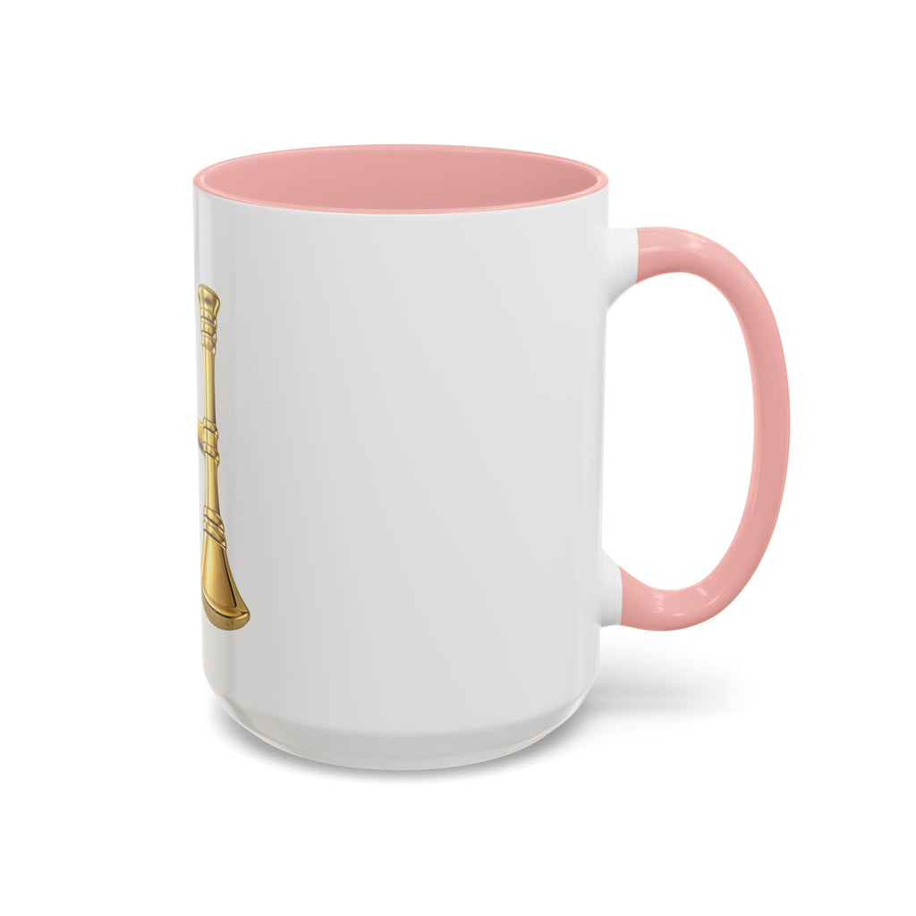 Fire Captain Accent Coffee Mug — Fire Captain Rank Emblem (11/15 oz)