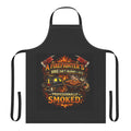 Firefighter BBQ Apron - "A Firefighter's BBQ Isn't Burnt — It's Professionally Smoked"