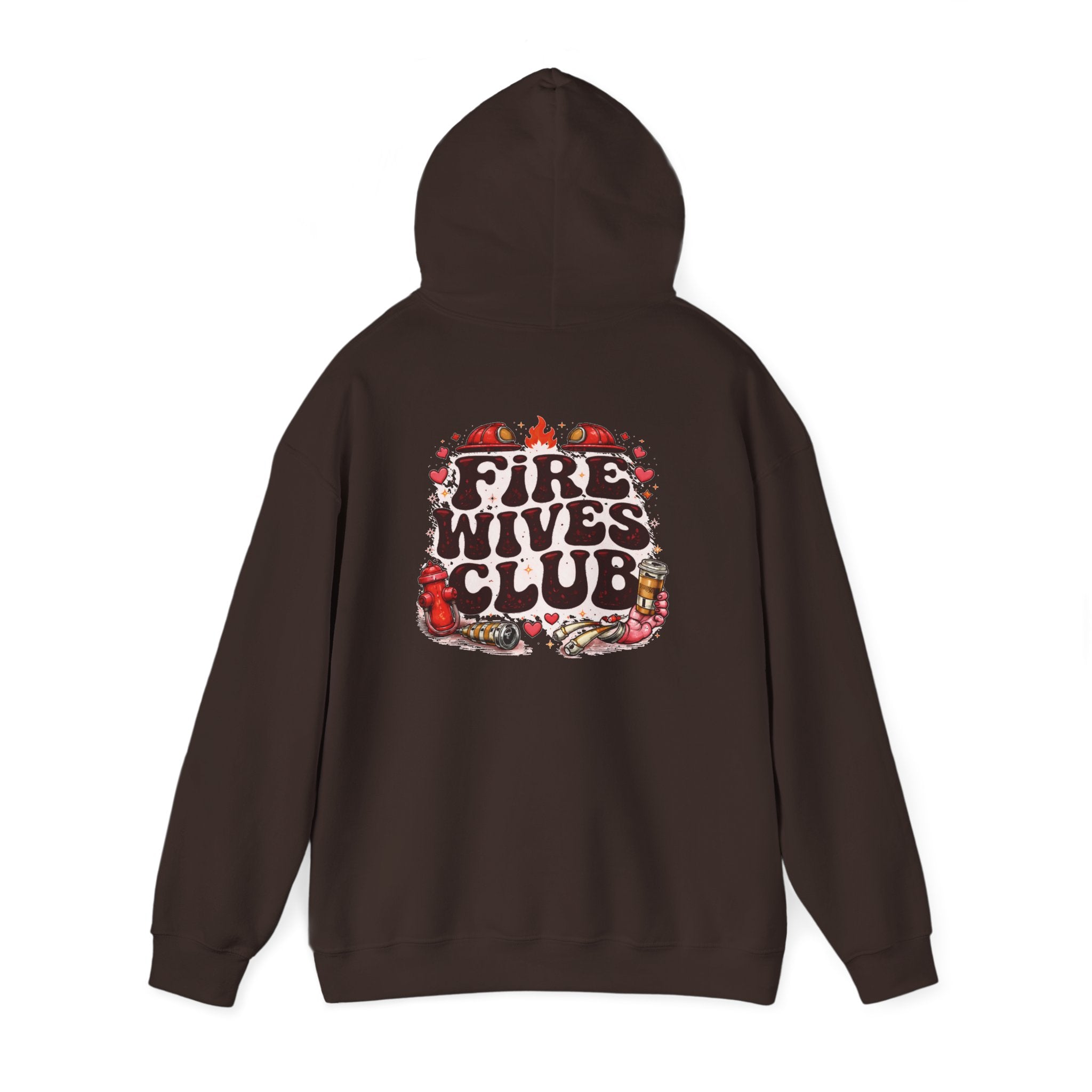 Hoodie — "Fire Wives Club" Graphic Pullover