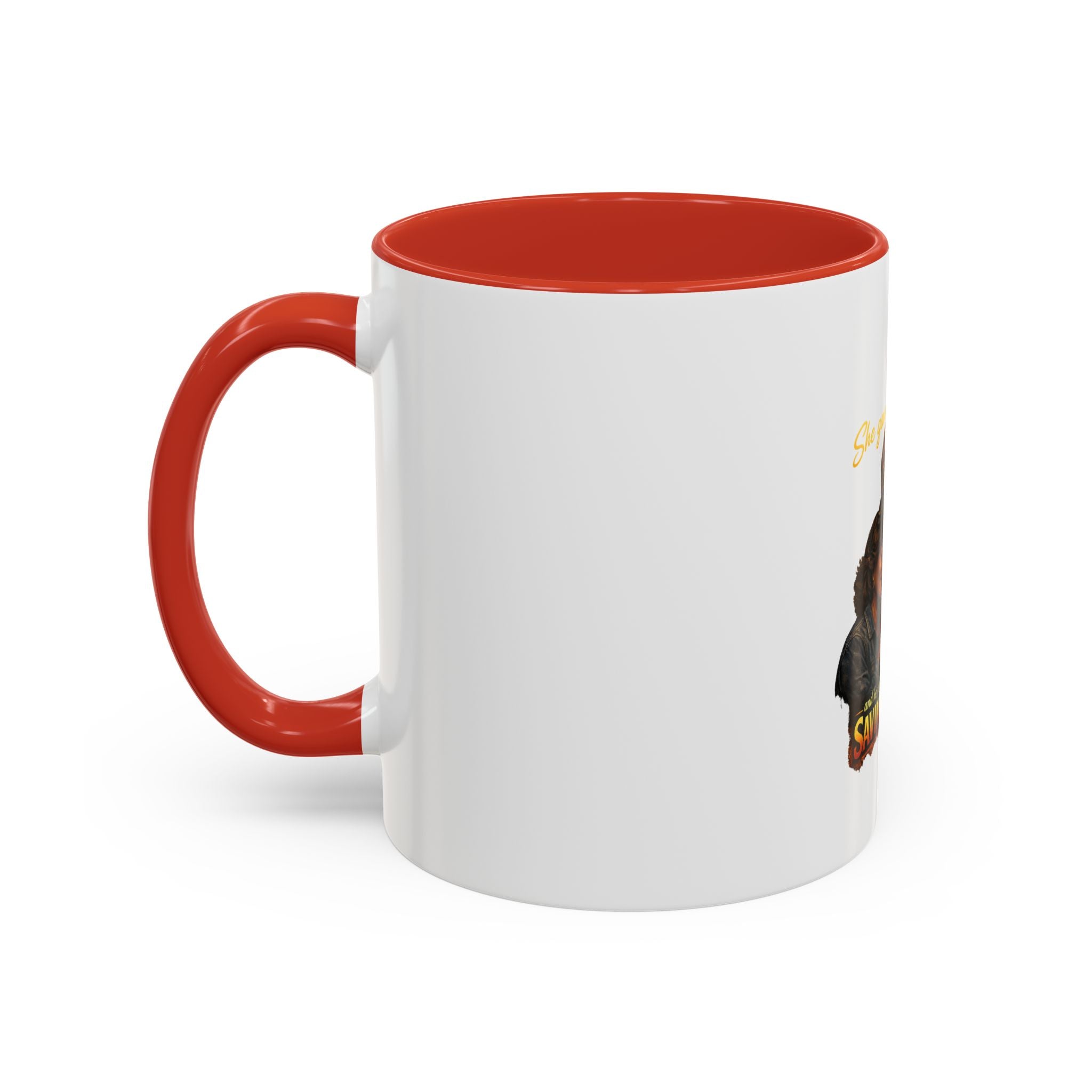 Firefighter Coffee Mug — "She Gave Him Life... He Chose to Spend It Saving Others" Tribute