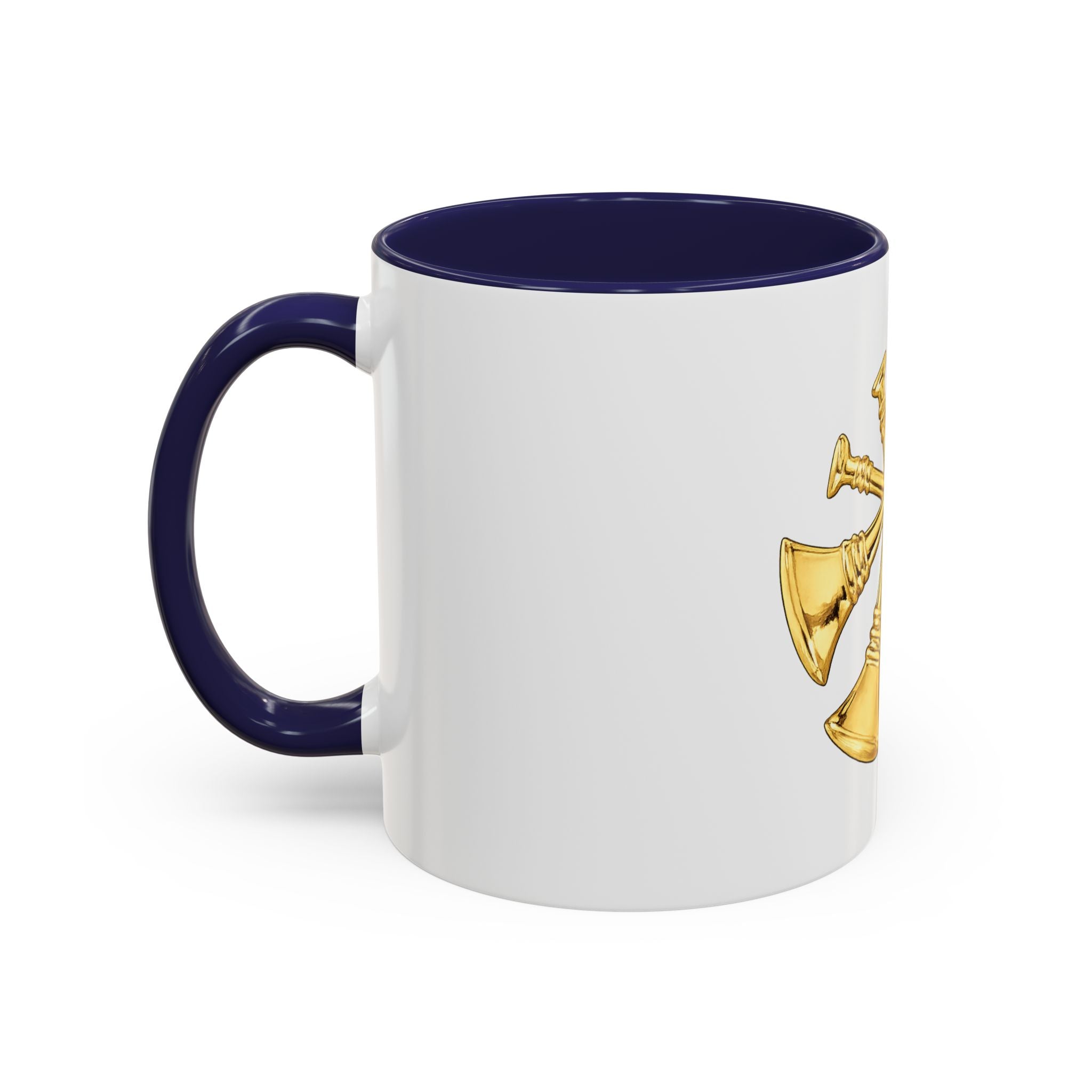 Deputy/Assistant Fire Chief Accent Coffee Mug — Firefighter Rank Insignia (11/15 oz)