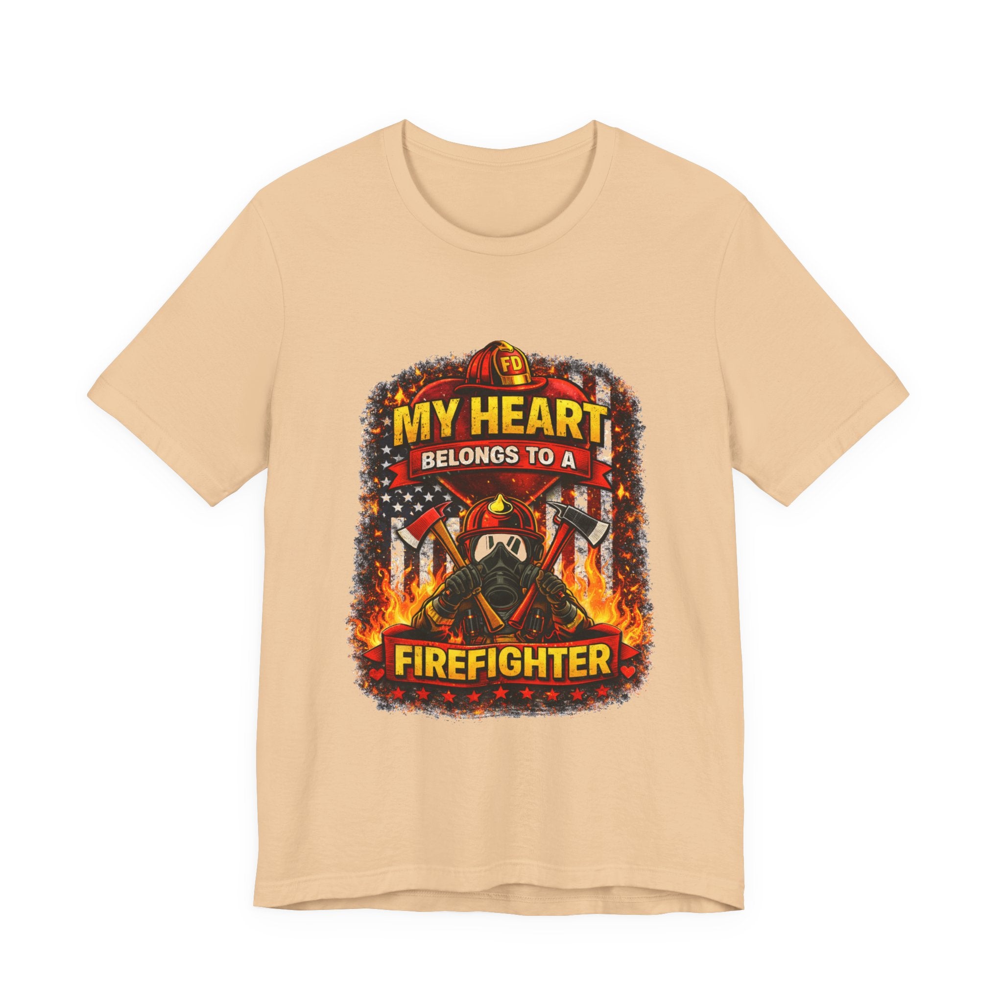 My Heart Belongs to a Firefighter T-Shirt