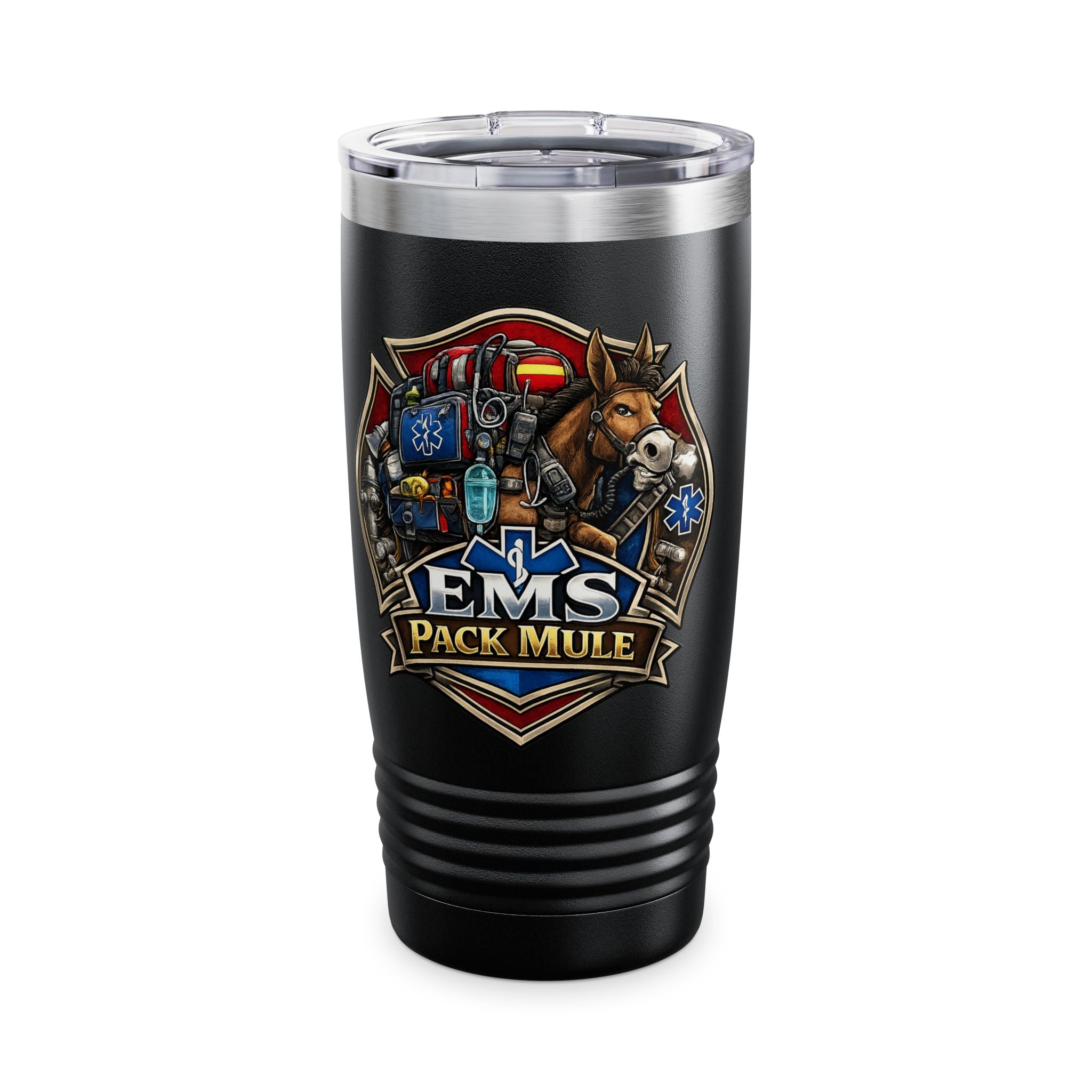 EMS Pack Mule 20oz Tumbler — Emergency Medic Travel Cup