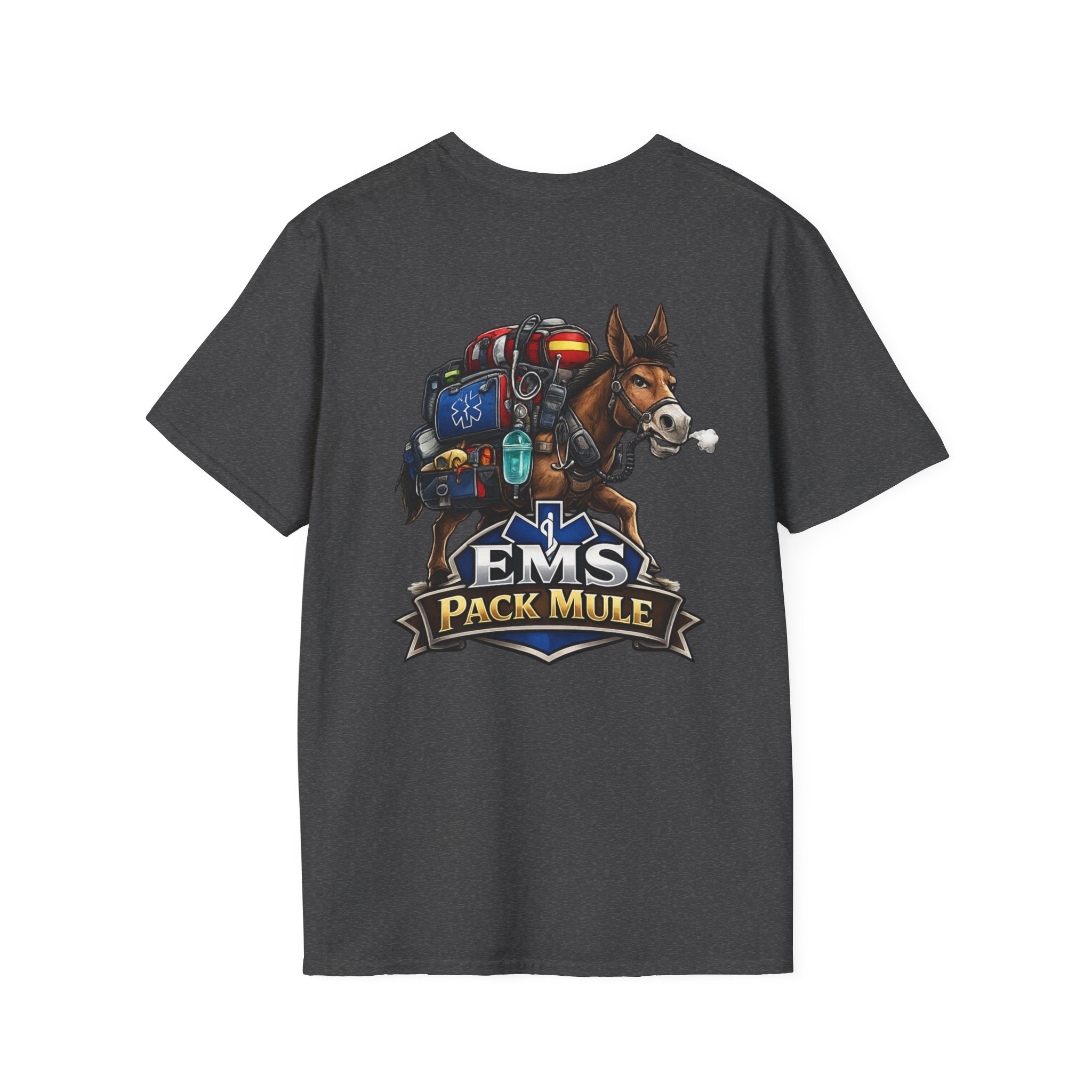 EMS Pack Mule EMS & Firefighter Humor T-Shirt