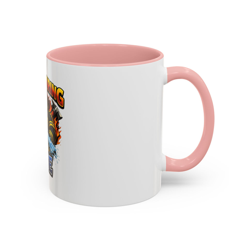 Stop Staring At My Hose Firefighter Coffee Mug
