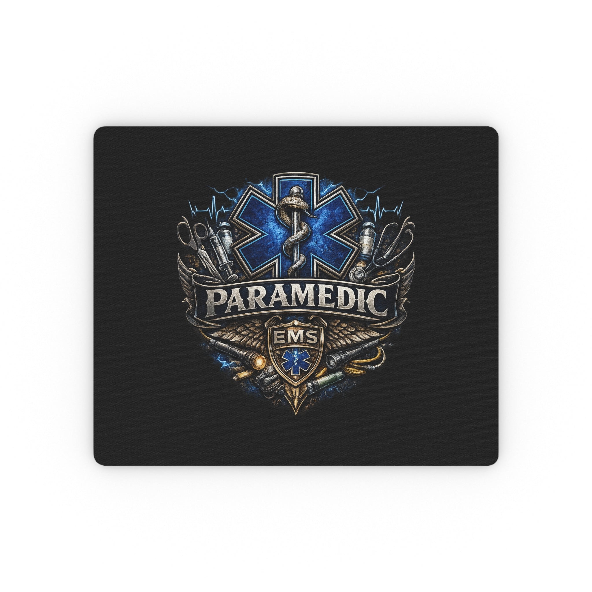 Paramedic EMS Crest Mouse Pad