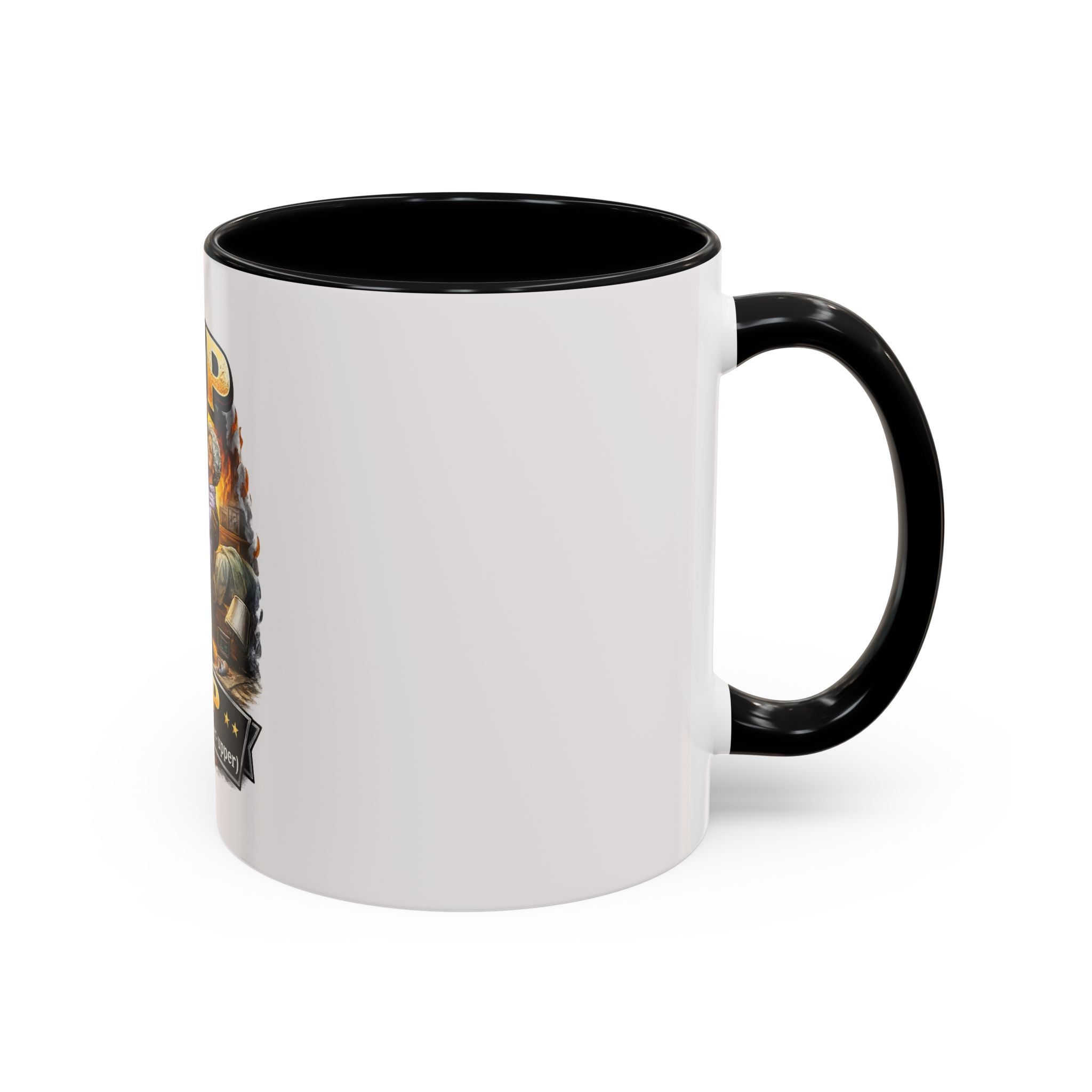 Firefighter Coffee Cup "MVP Most Valuable Picker-upper" Accent Coffee Mug (11, 15oz)