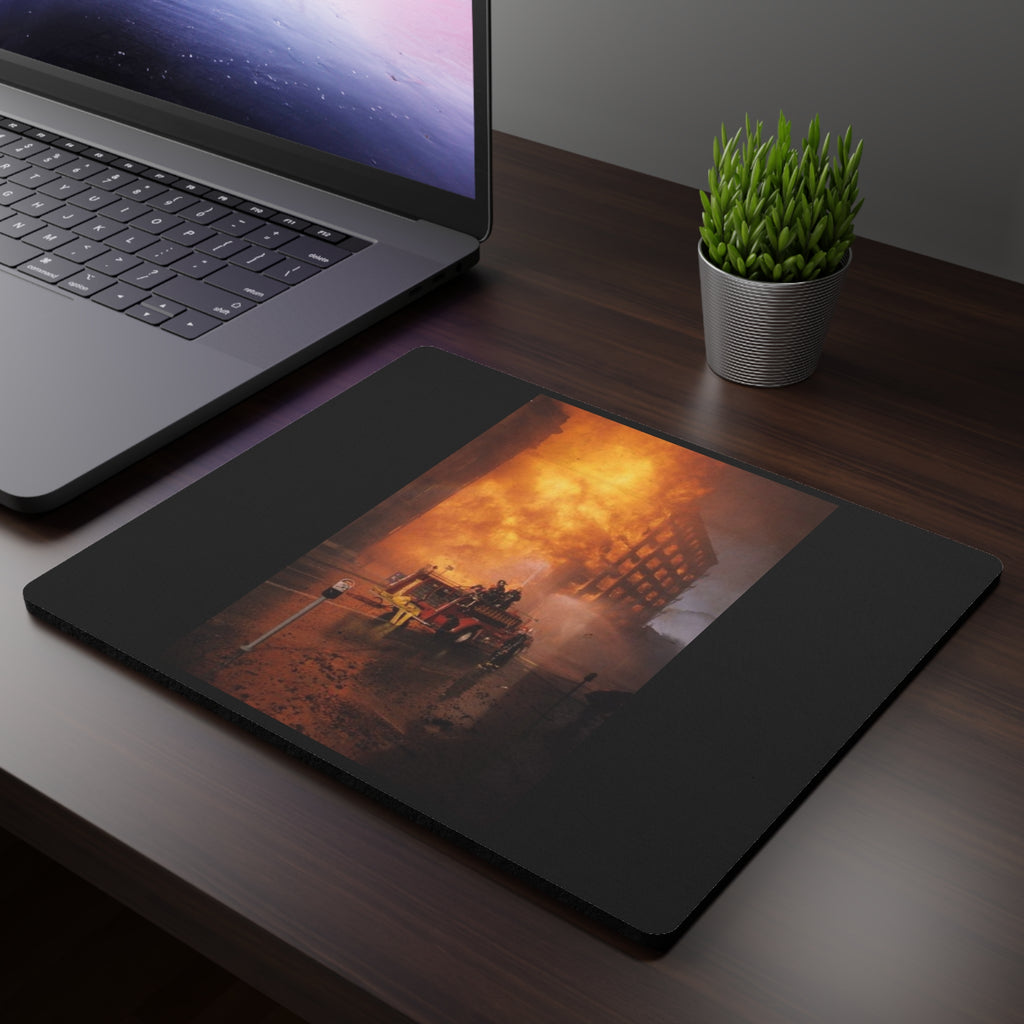 Firefighter Vintage Photo Mouse Pad – Urban Fire