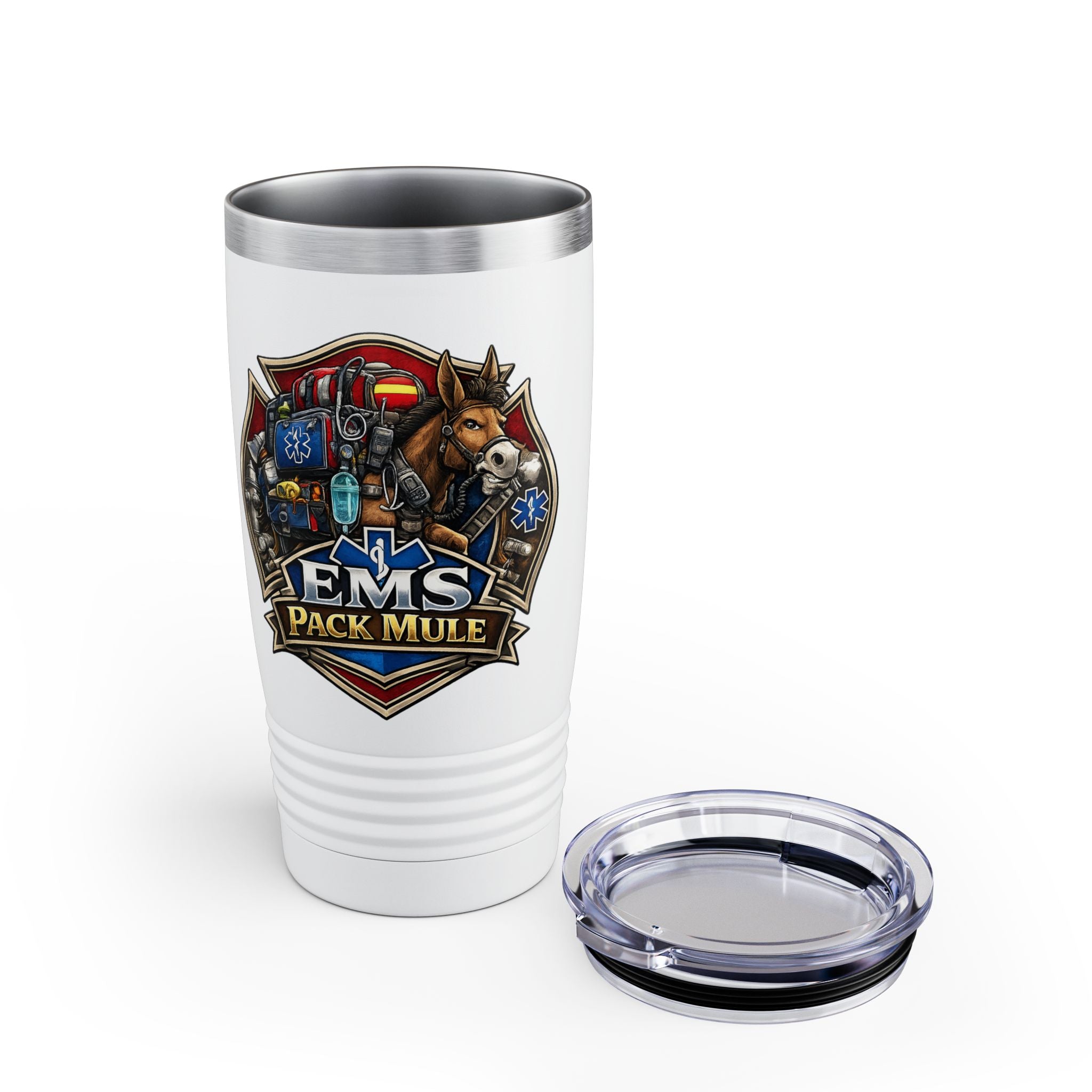 EMS Pack Mule 20oz Tumbler — Emergency Medic Travel Cup