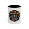 Firefighter Paramedic Shield Accent Coffee Mug – 11/15oz