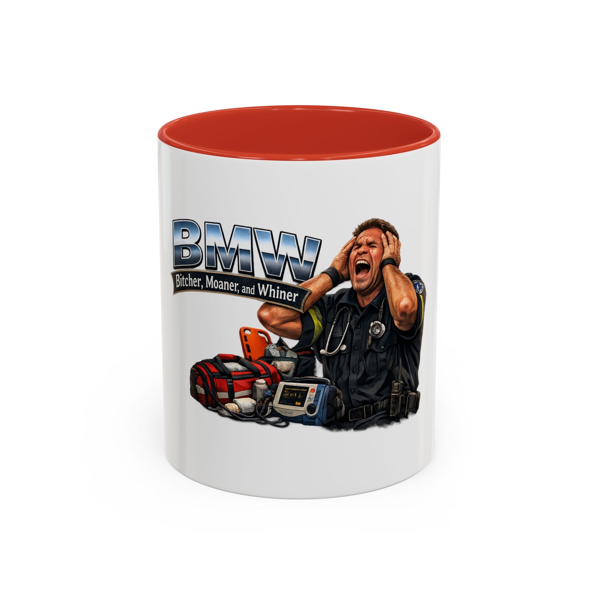 Paramedic Coffee Mug — "Bitter, Manner, and Whiner" EMS Rescue Mug (11/15oz)