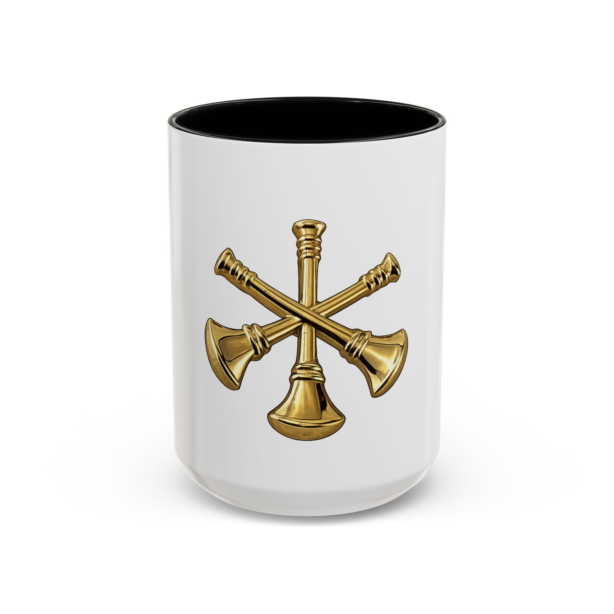 Fire Deputy Chief Accent Coffee Mug — Fire Division Chief Rank Graphic (11/15oz)