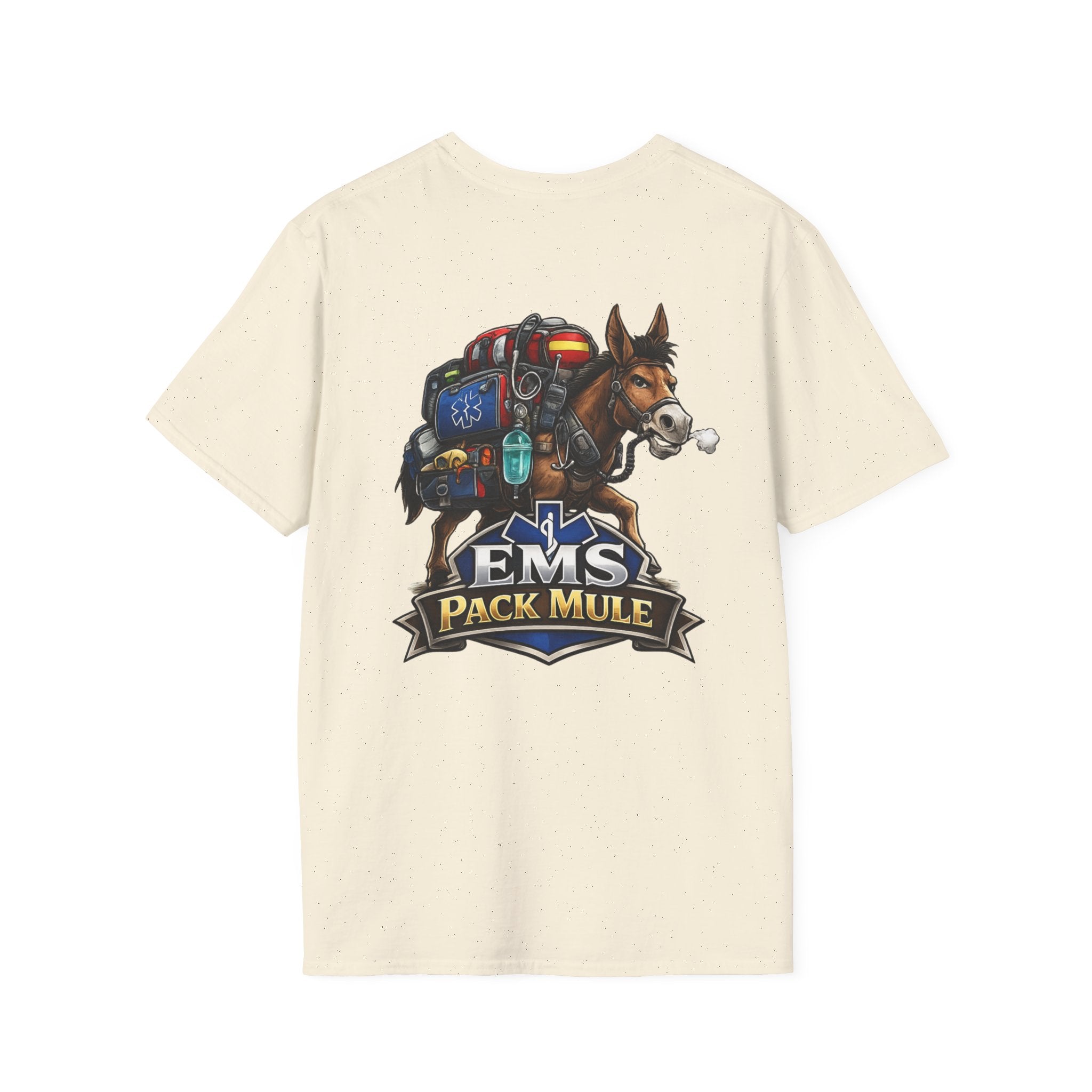 EMS Pack Mule EMS & Firefighter Humor T-Shirt
