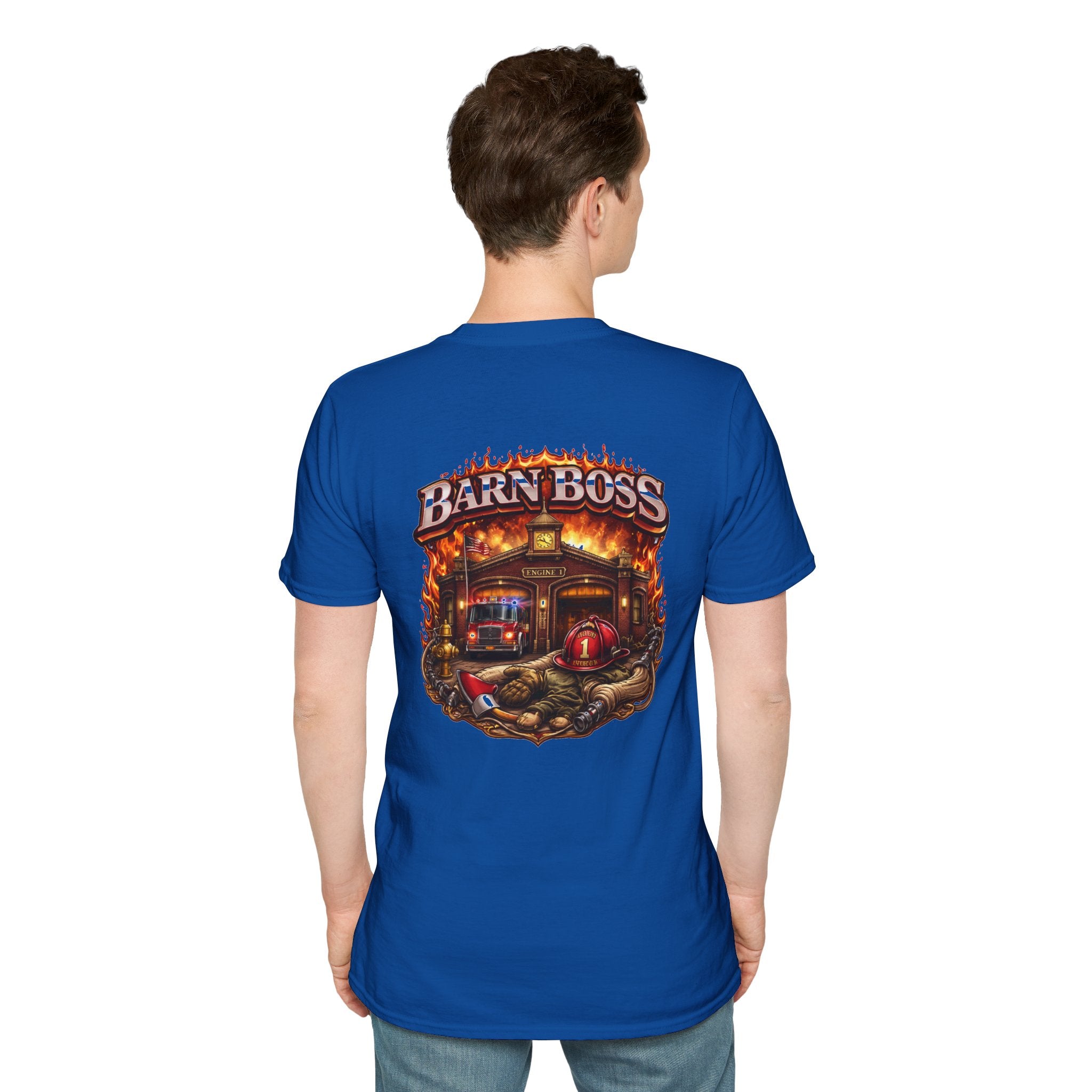 Barn Boss T-Shirt – Rustic Firehouse Farmwork Graphic Tee