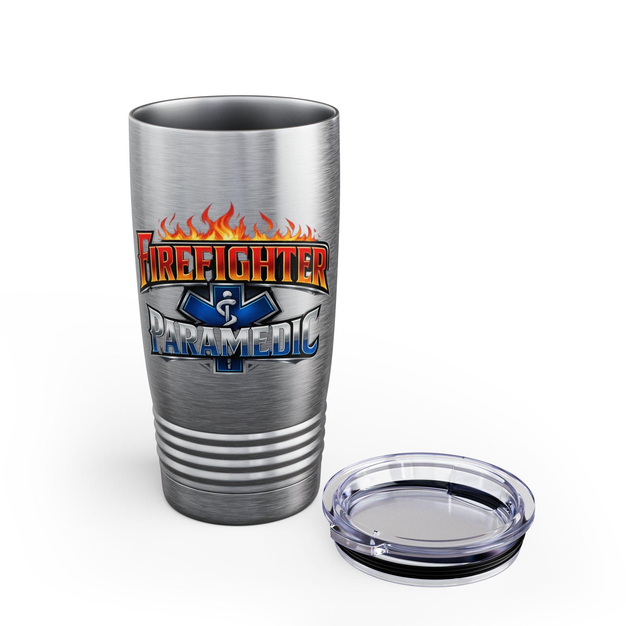 Firefighter Paramedic 20oz Stainless Tumbler – Insulated Ringneck Travel Cup