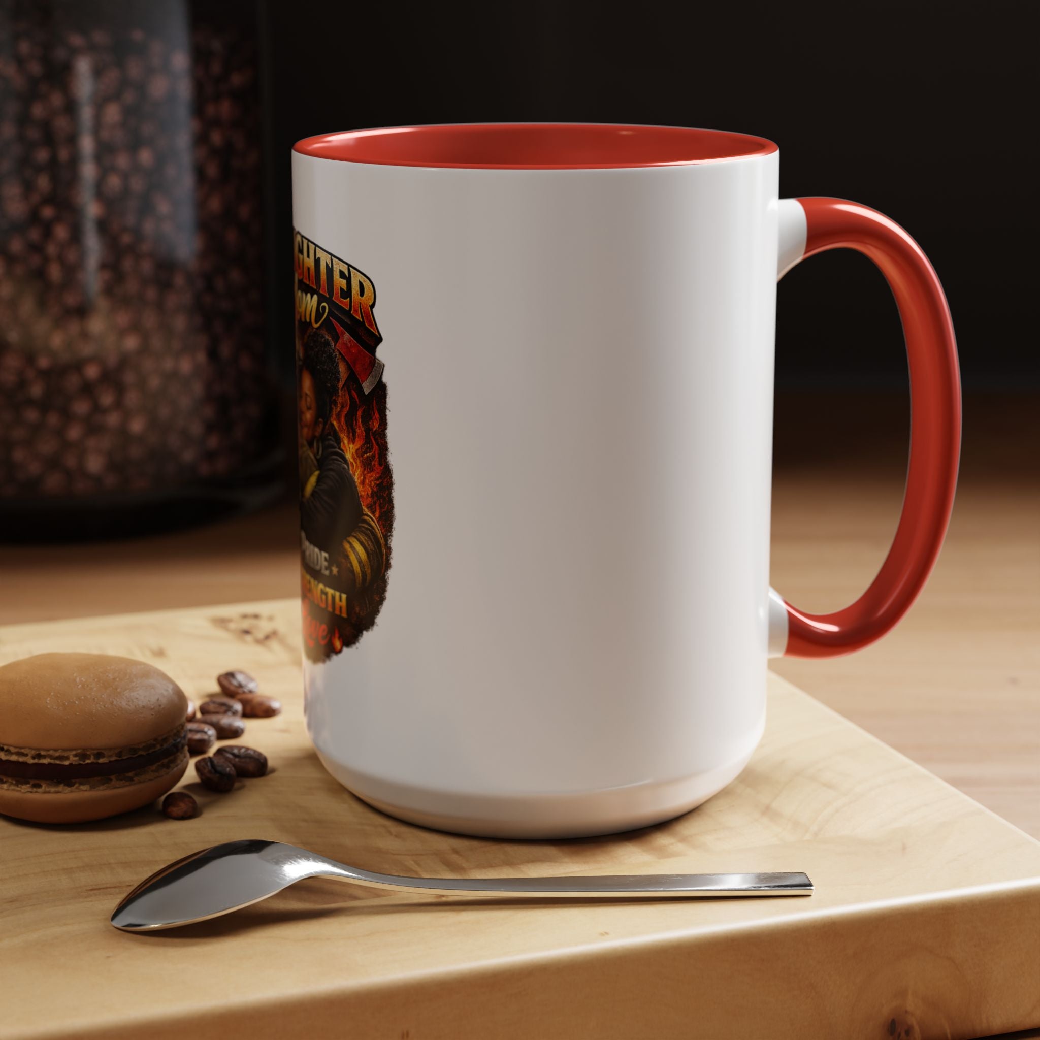 Firefighter Mom Coffee Mug — "Part Pride, Part Strength, All Love" (11/15oz)