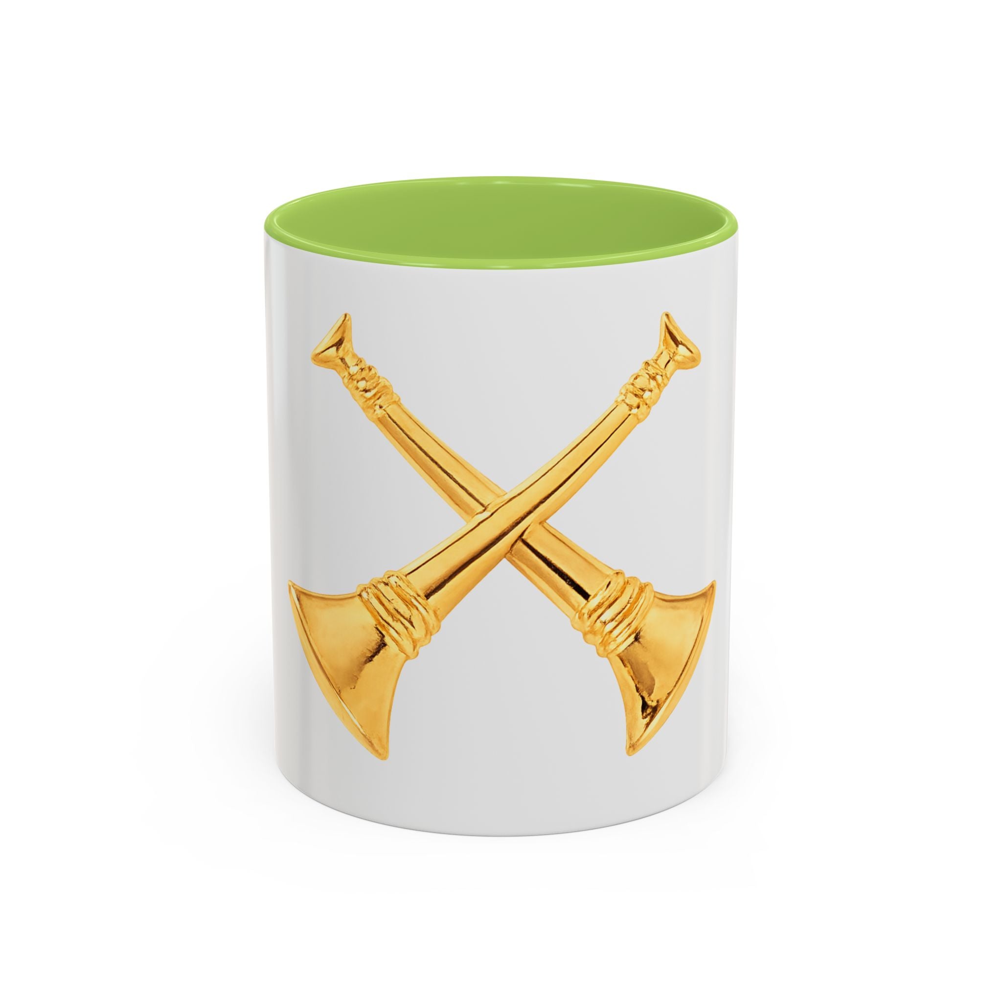 Battalion Chief Collar Insignia Accent Coffee Mug — Firefighter Rank Design (11/15oz)