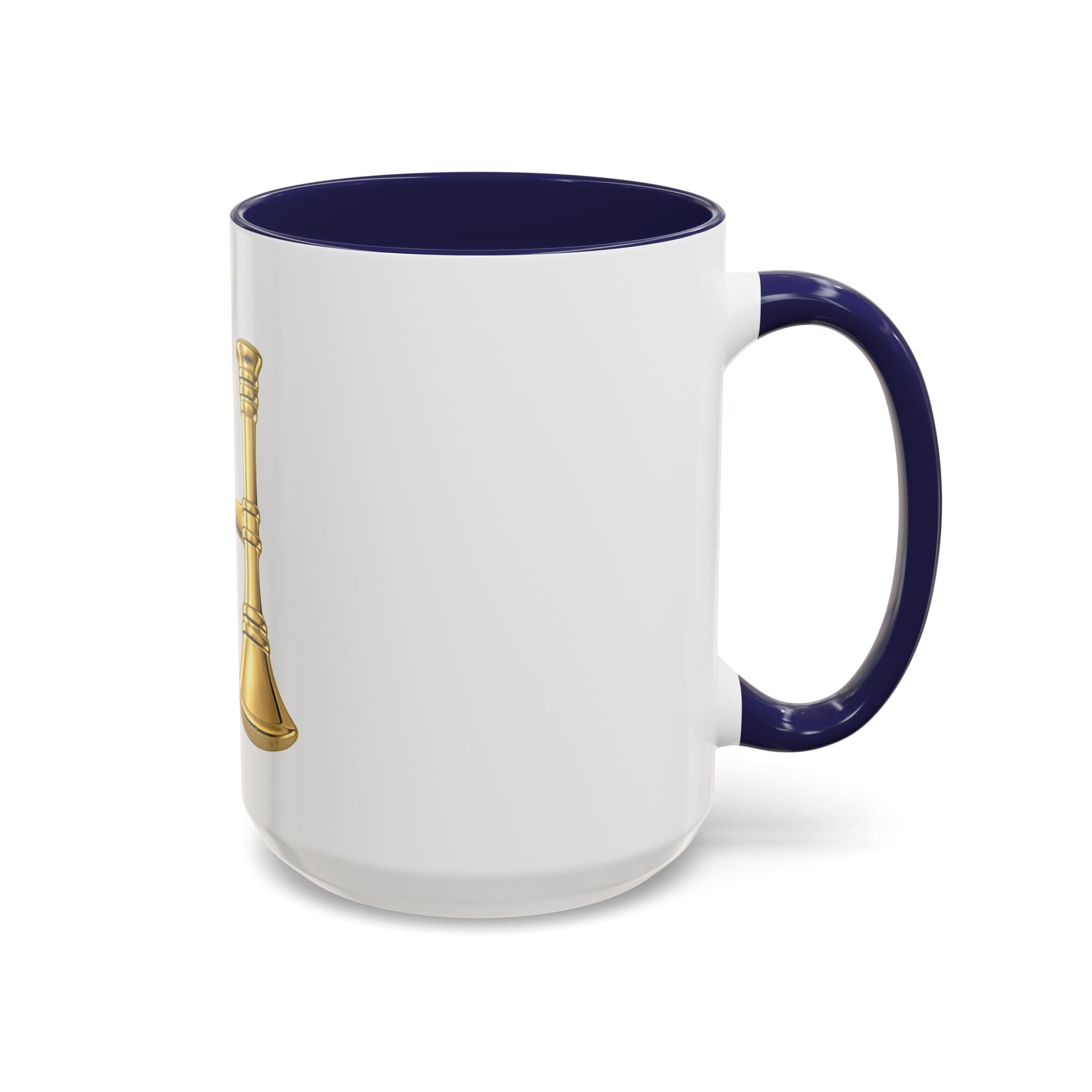 Fire Captain Accent Coffee Mug — Fire Captain Rank Emblem (11/15 oz)