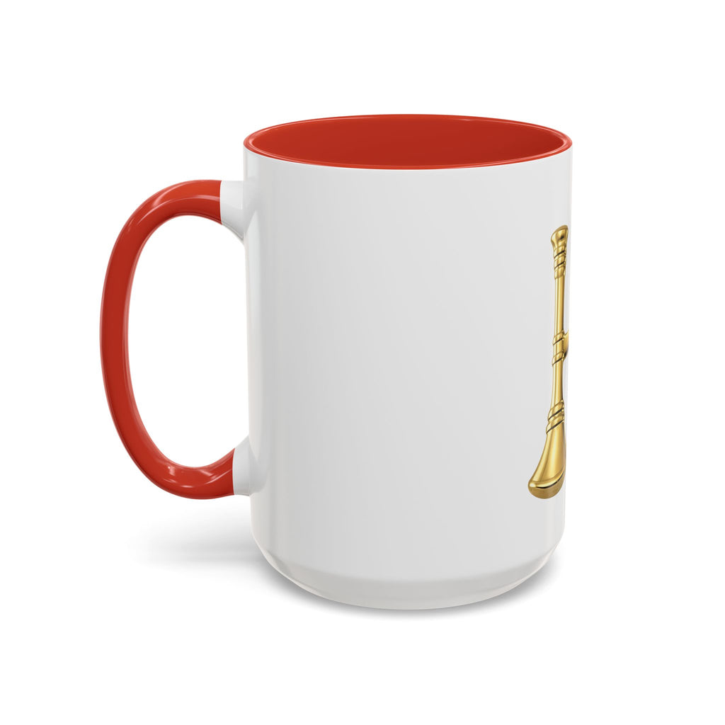 Fire Captain Accent Coffee Mug — Fire Captain Rank Emblem (11/15 oz)