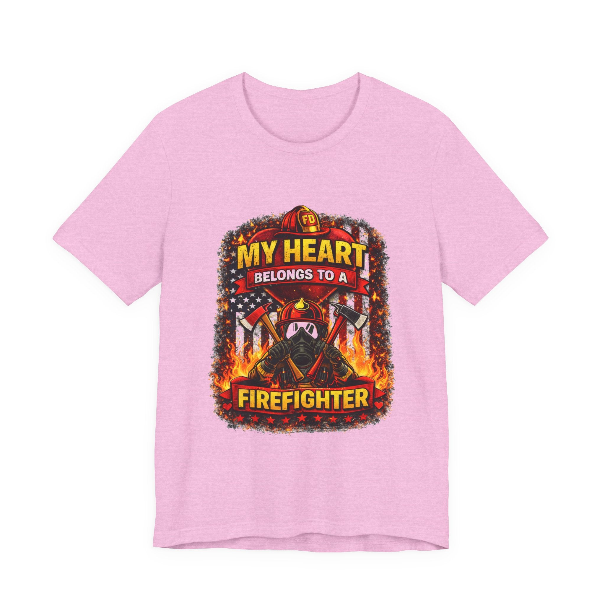 My Heart Belongs to a Firefighter T-Shirt