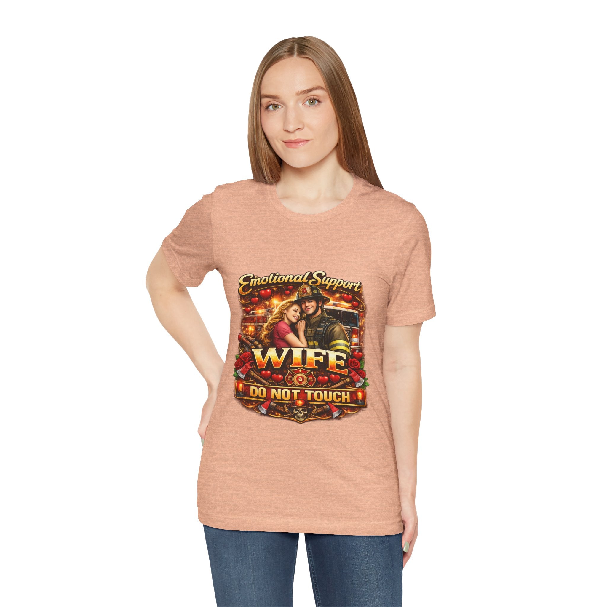 Emotional Support Wife T-Shirt – "Do Not Touch" Graphic Tee