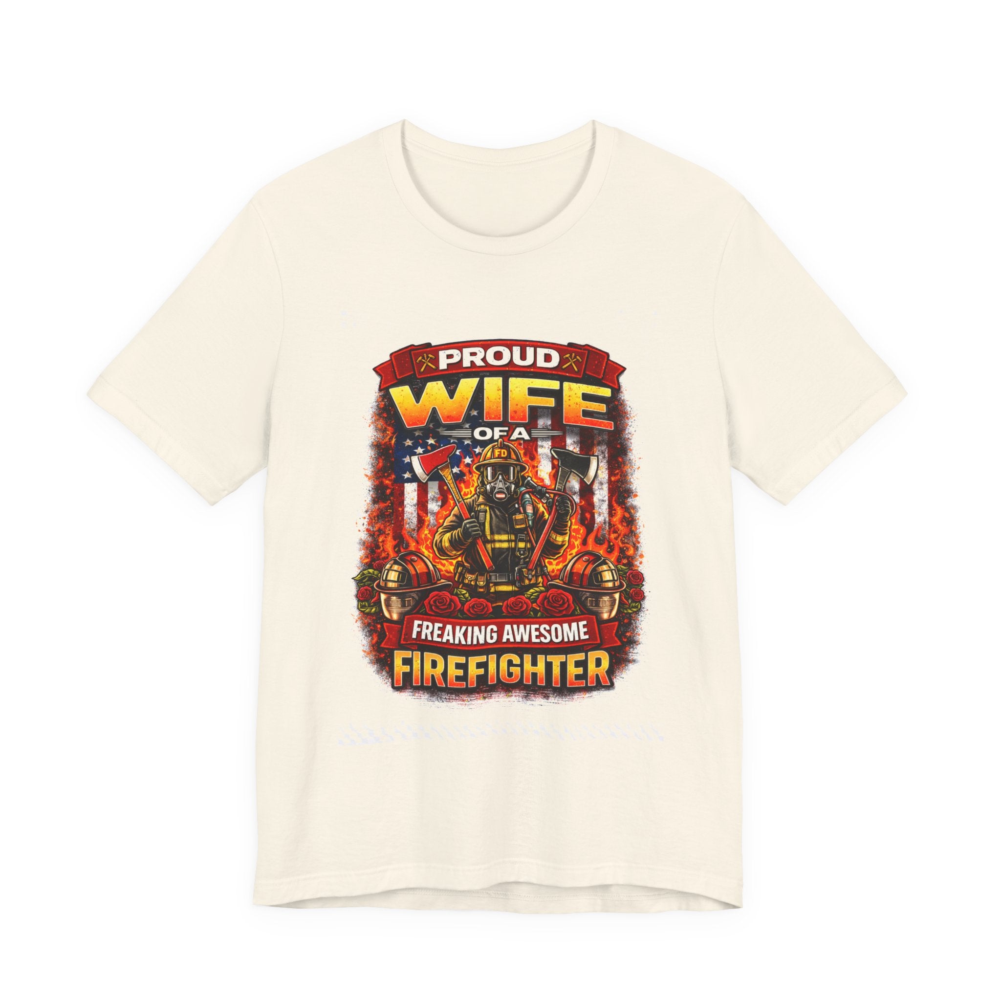 Proud Wife of a Freaking Awesome Firefighter T-Shirt