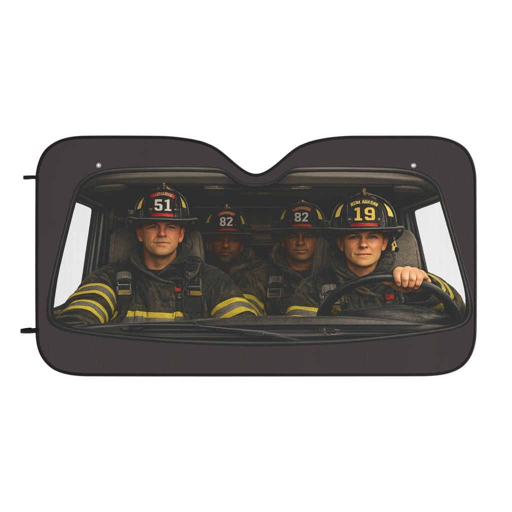 Firefighter Car Sun Windshield Shade