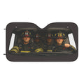 Firefighter Car Sun Windshield Shade