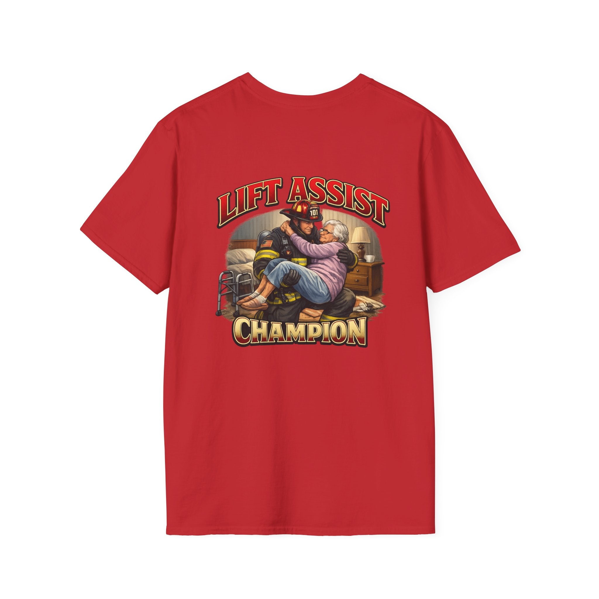 Lift Assist Champion Firefighter T-Shirt