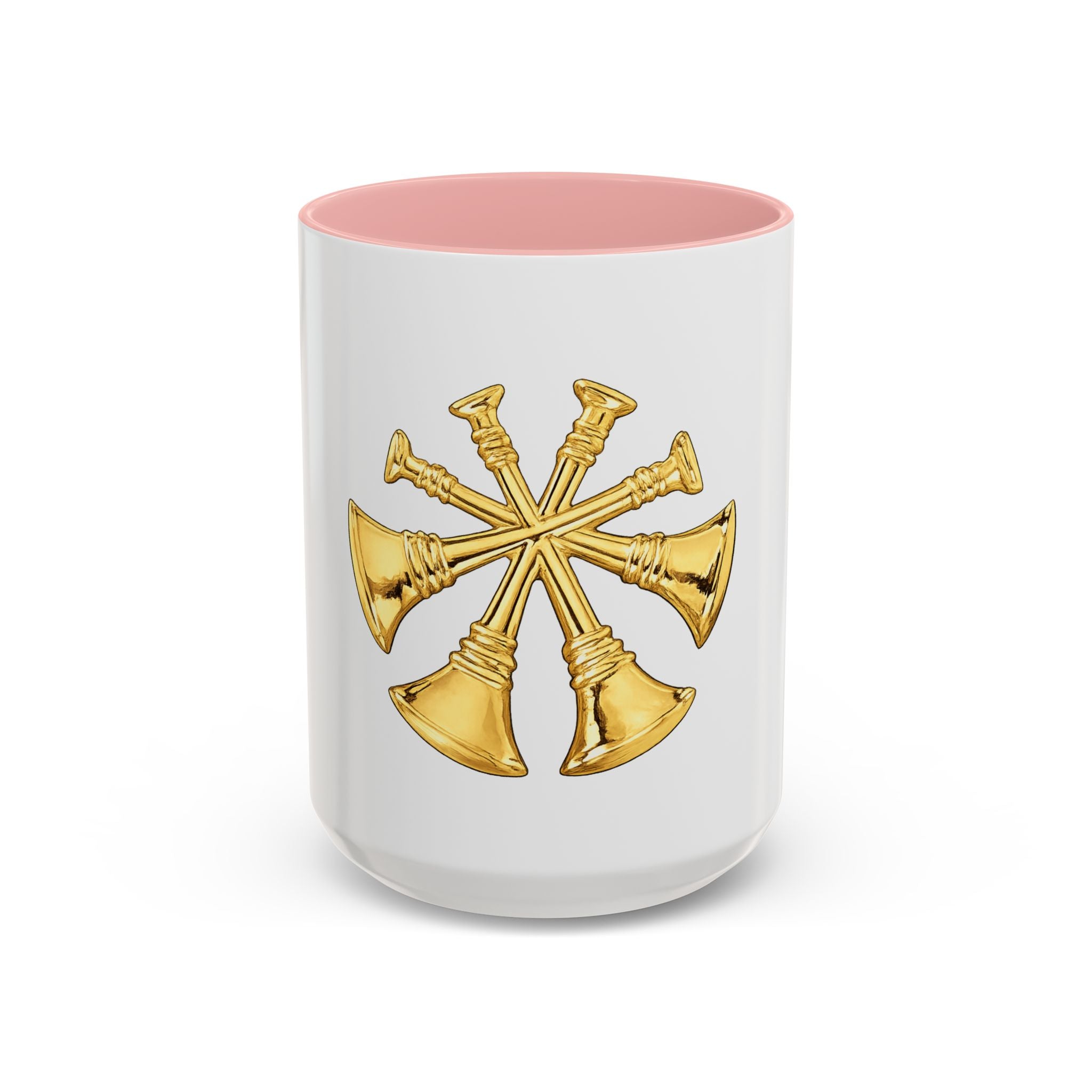 Deputy/Assistant Fire Chief Accent Coffee Mug — Firefighter Rank Insignia (11/15 oz)