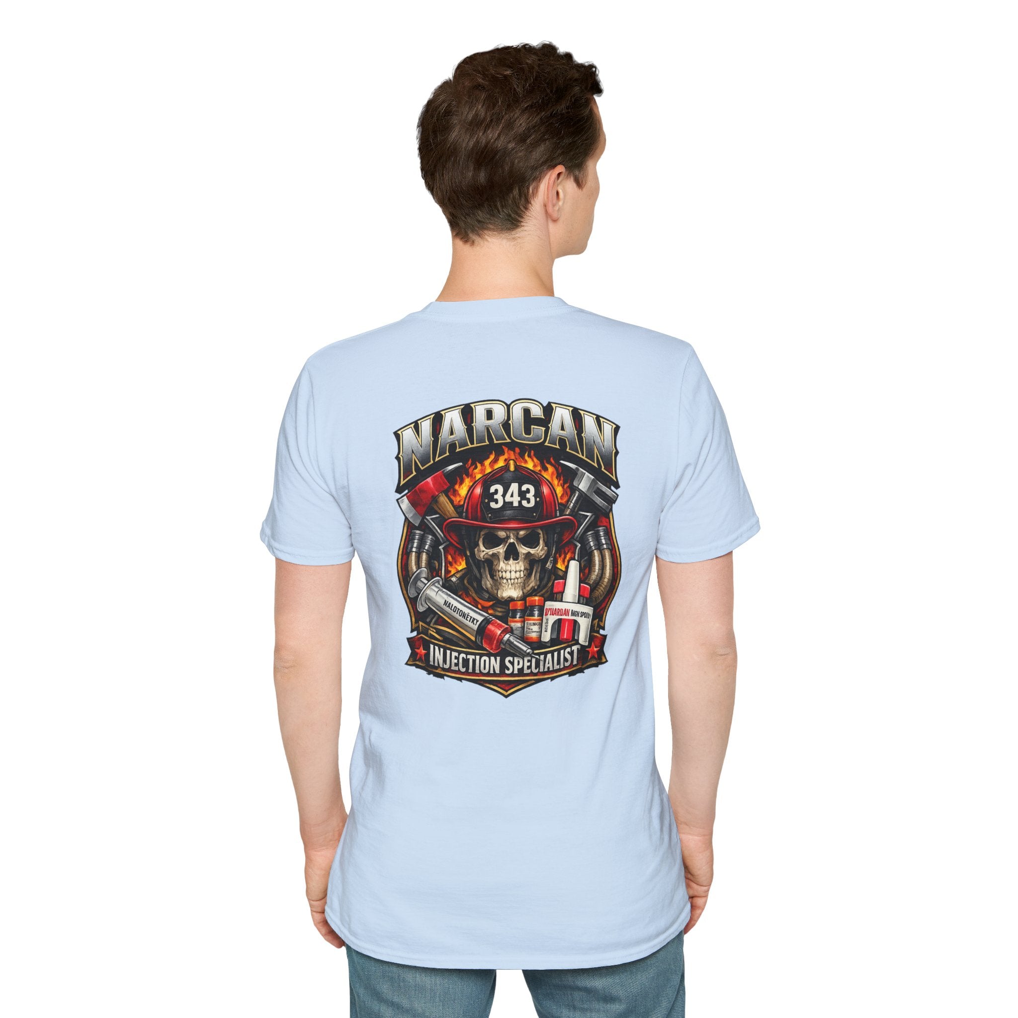 Narcan Injection Specialist Firefighter T-Shirt