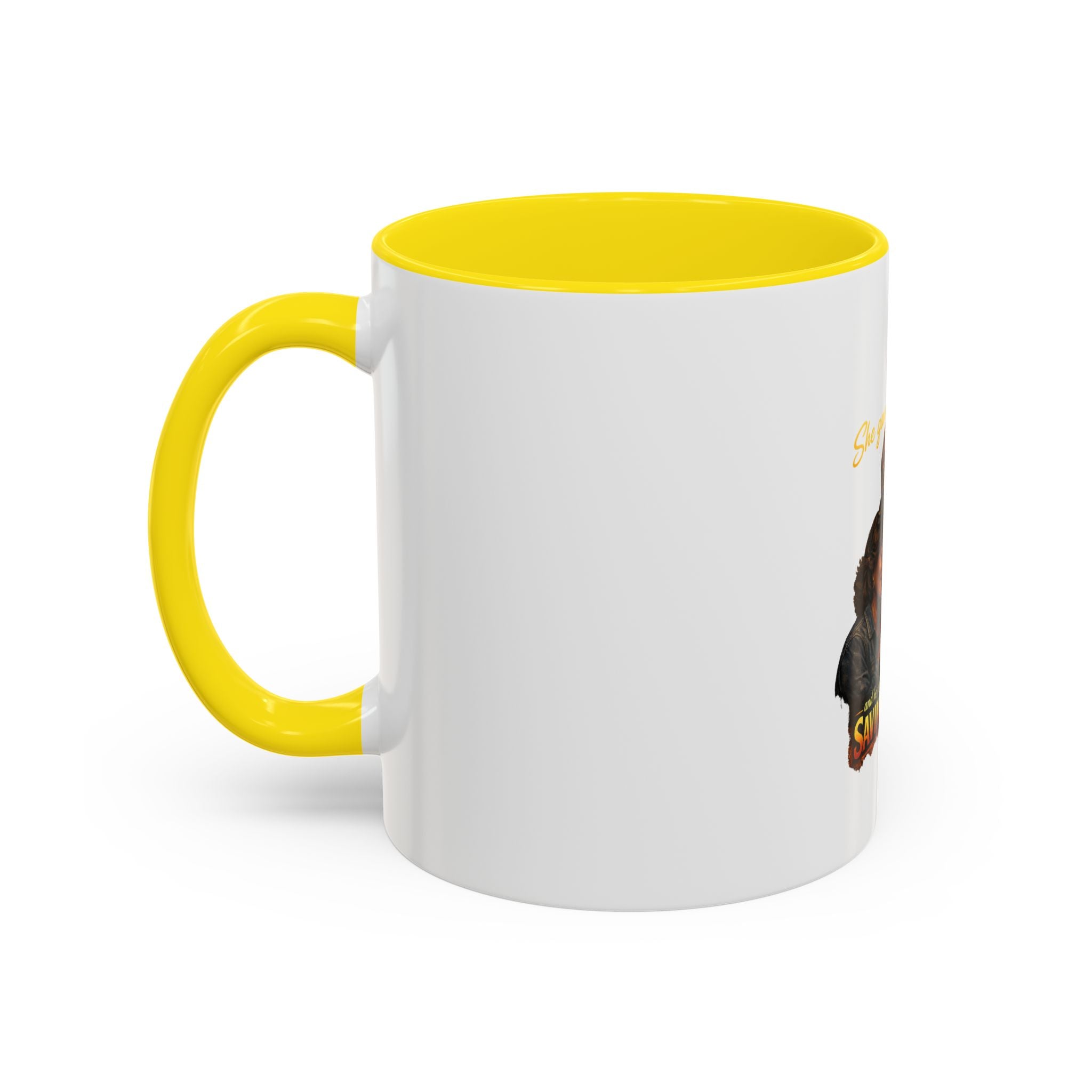 Firefighter Coffee Mug — "She Gave Him Life... He Chose to Spend It Saving Others" Tribute