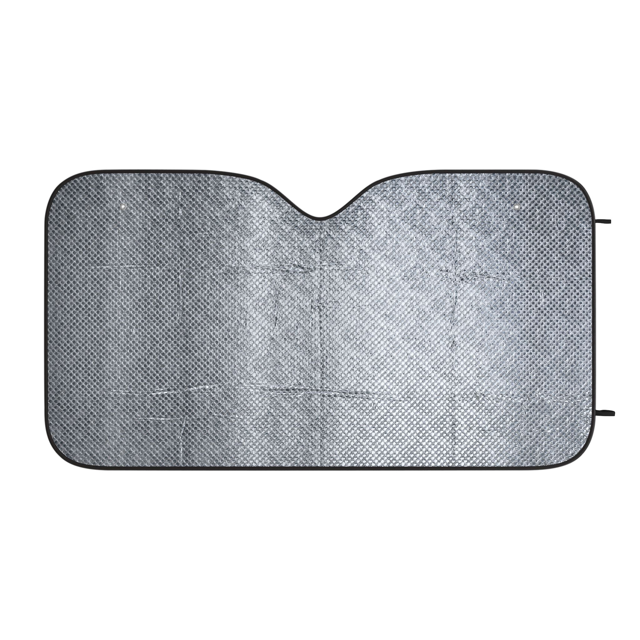 Thin Red Line American Flag Car Sunshade — Windshield Shade for Firefighters & First Responders