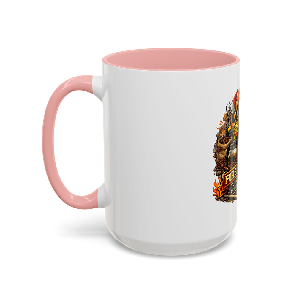 Firefighters Coffee Mug — "Turning Coffee Into Courage Since Forever" (11/15oz)