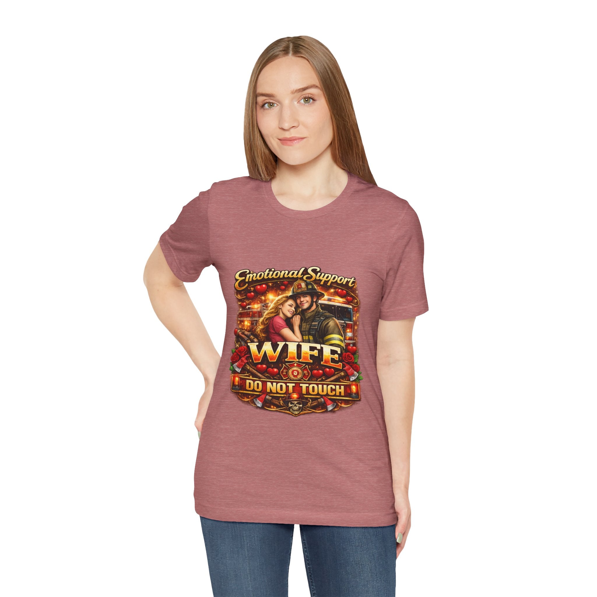 Emotional Support Wife T-Shirt – "Do Not Touch" Graphic Tee