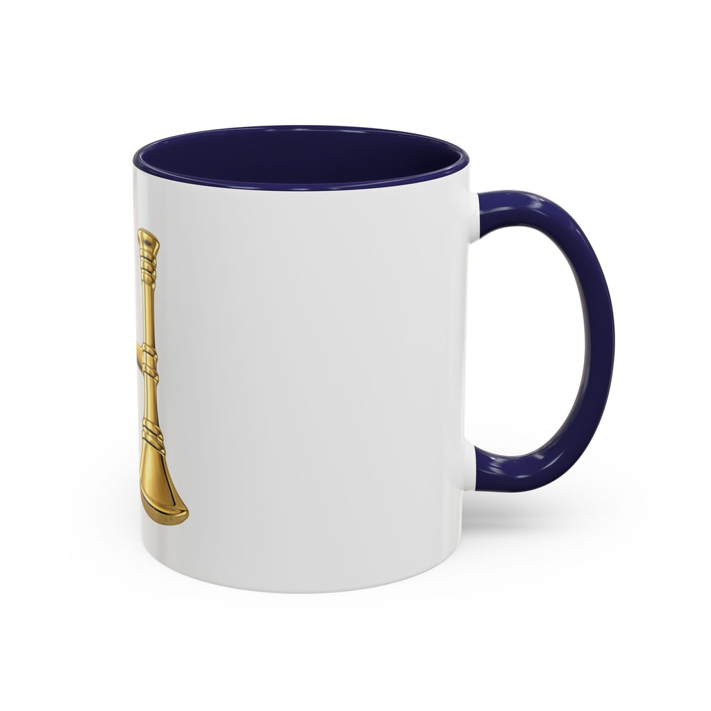 Fire Captain Accent Coffee Mug — Fire Captain Rank Emblem (11/15 oz)