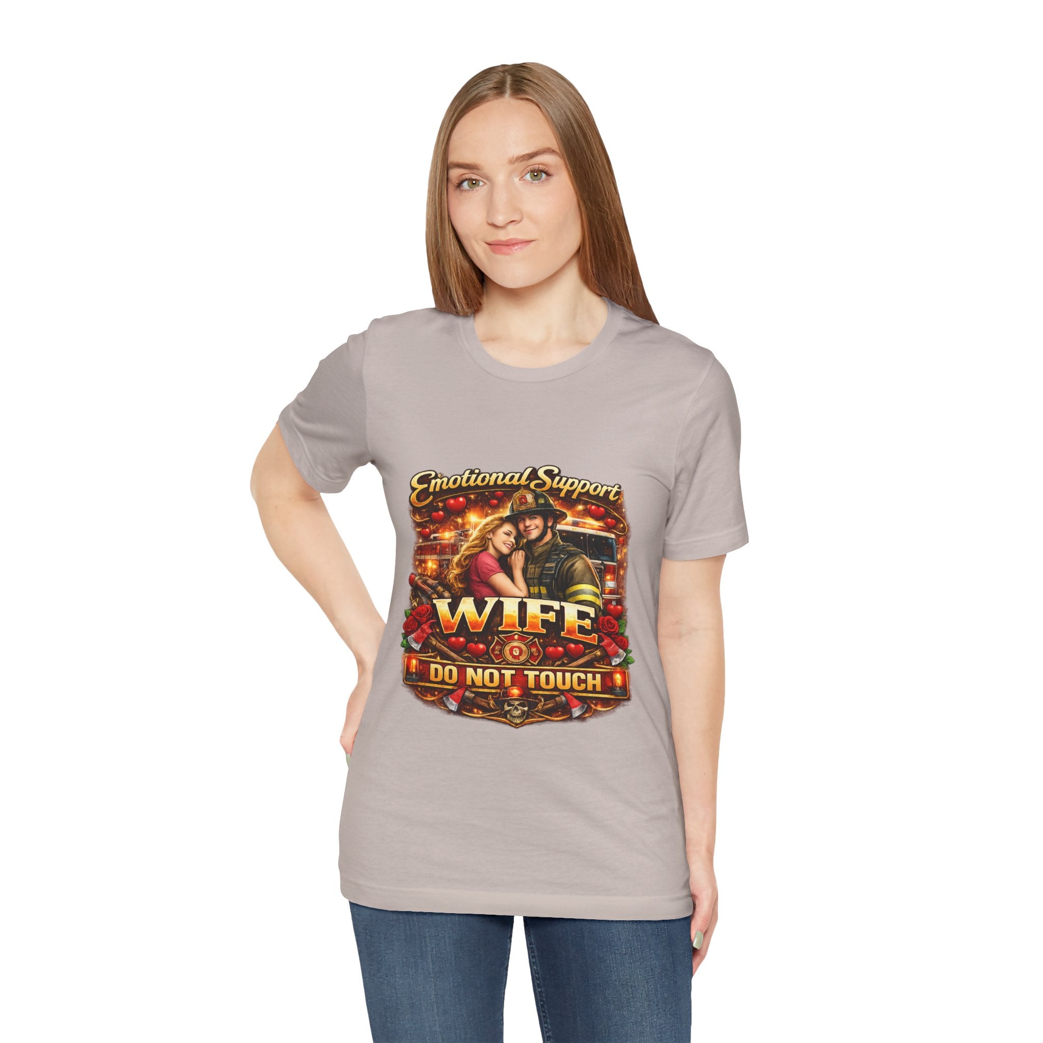Emotional Support Wife T-Shirt – "Do Not Touch" Graphic Tee