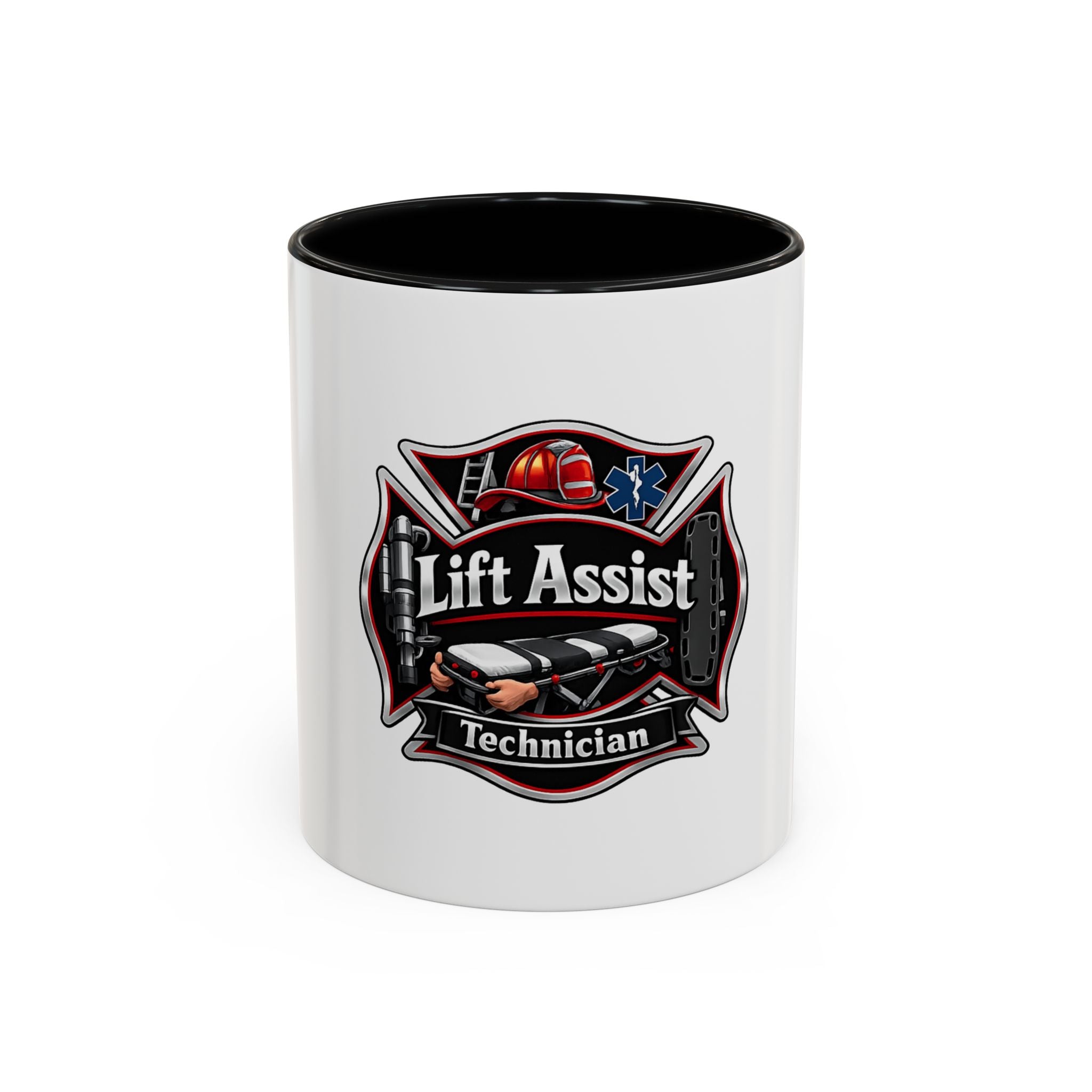 Lift Assist Technician Coffee Mug — Emergency Rescue EMT Firefighter Tribute (11/15 oz)