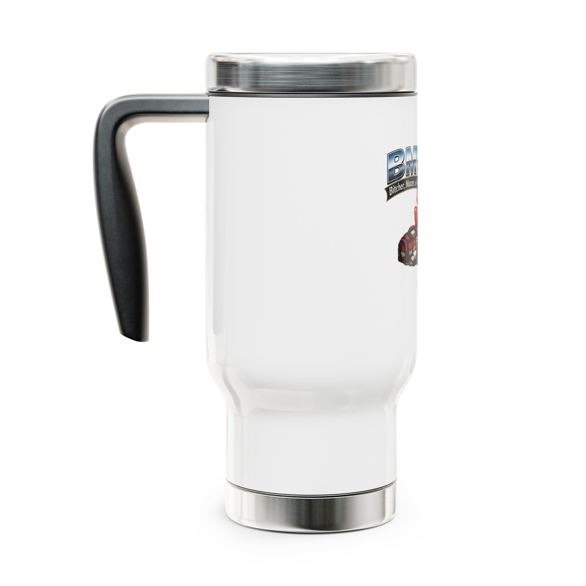 Paramedic/EMT Travel Mug — 'I Bitch, Moan, and Whine' 14oz Stainless Steel with Handle