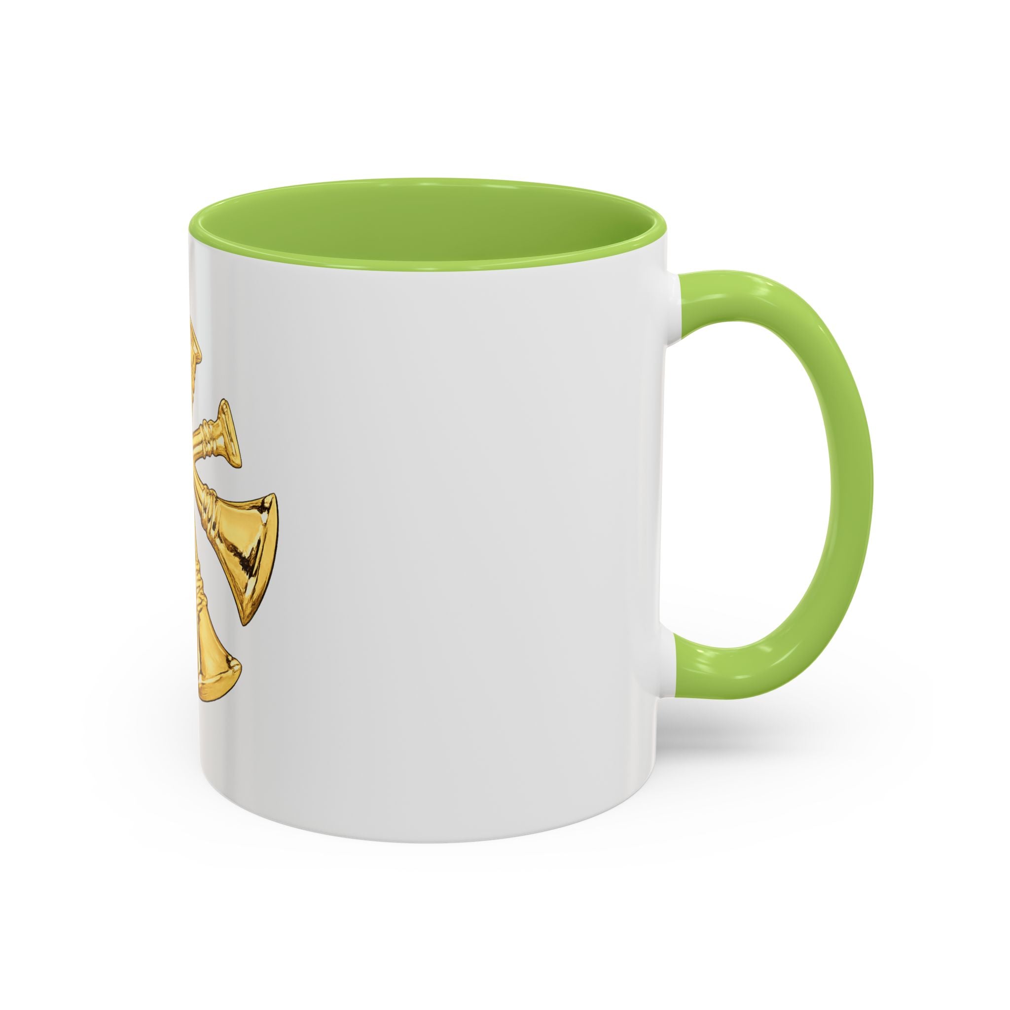 Deputy/Assistant Fire Chief Accent Coffee Mug — Firefighter Rank Insignia (11/15 oz)